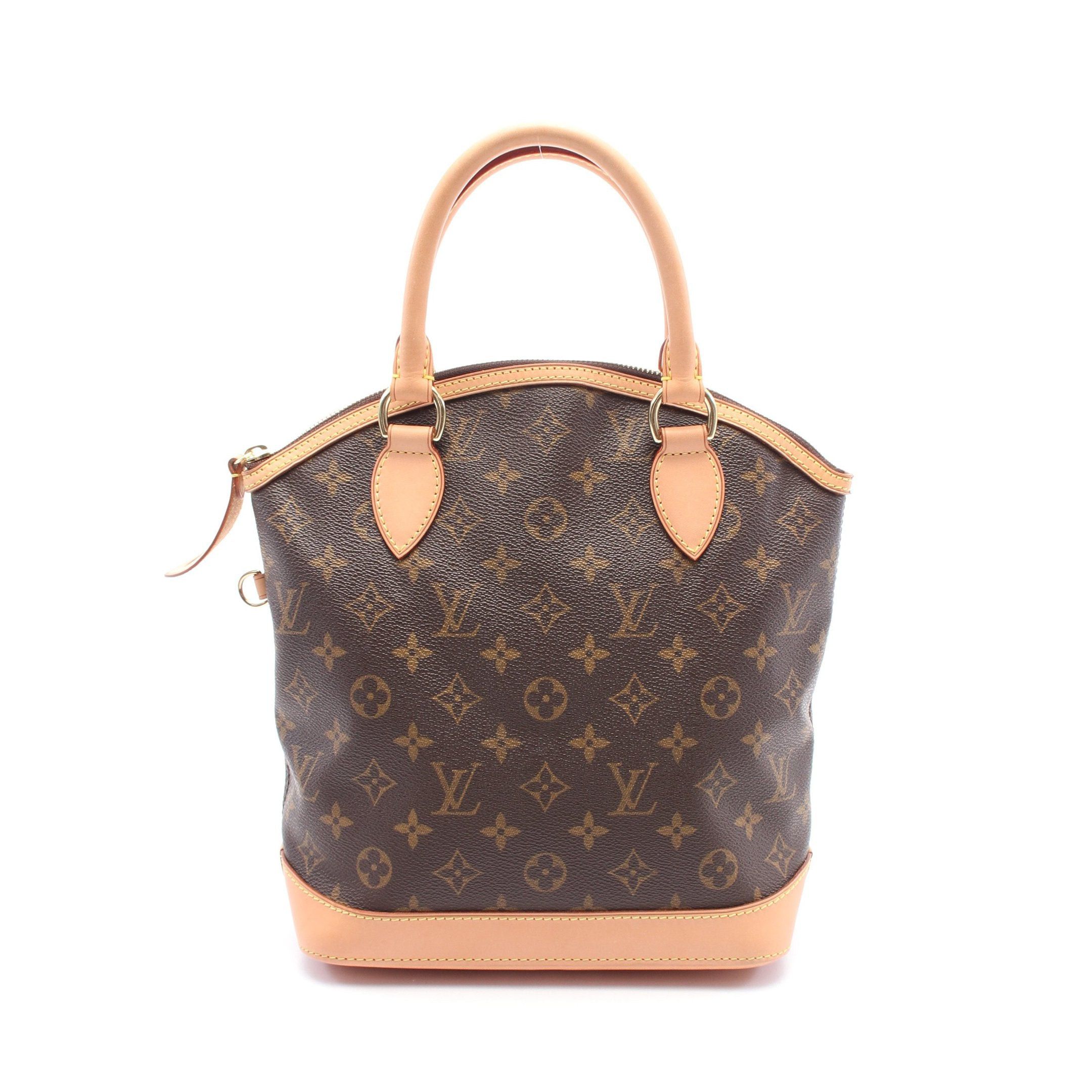 Louis Vuitton Louis Vuitton Lockit Monogram Handbag Leather Brown Size ONE SIZE - 1 Thumbnail