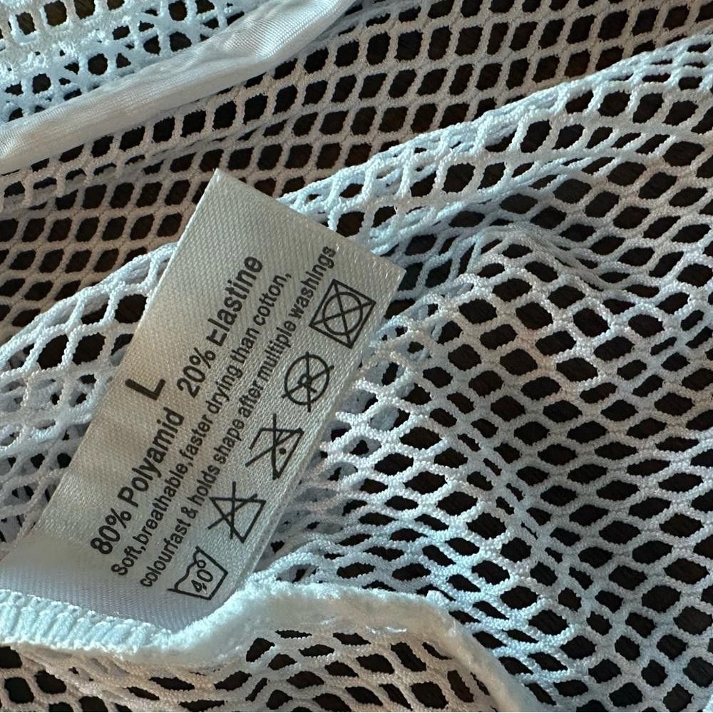 Designer JJ Malibu sleeveless white mesh tank - men’s - new Size US L / EU 52-54 / 3 - 2 Thumbnail