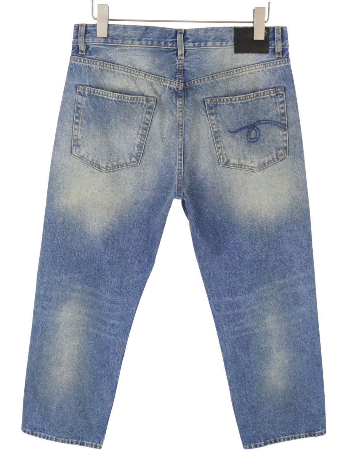 R13 BOYFRIEND 29 Jasper Cropped Blue Jeans 90046 Size 29" - 4 Thumbnail