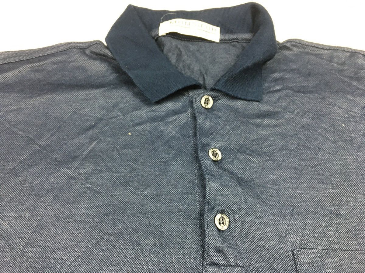 Designer × Givenchy 90s Monsieur By Givenchy Single Pocket Polo Tee T-shirt Size US M / EU 48-50 / 2 - 4 Thumbnail