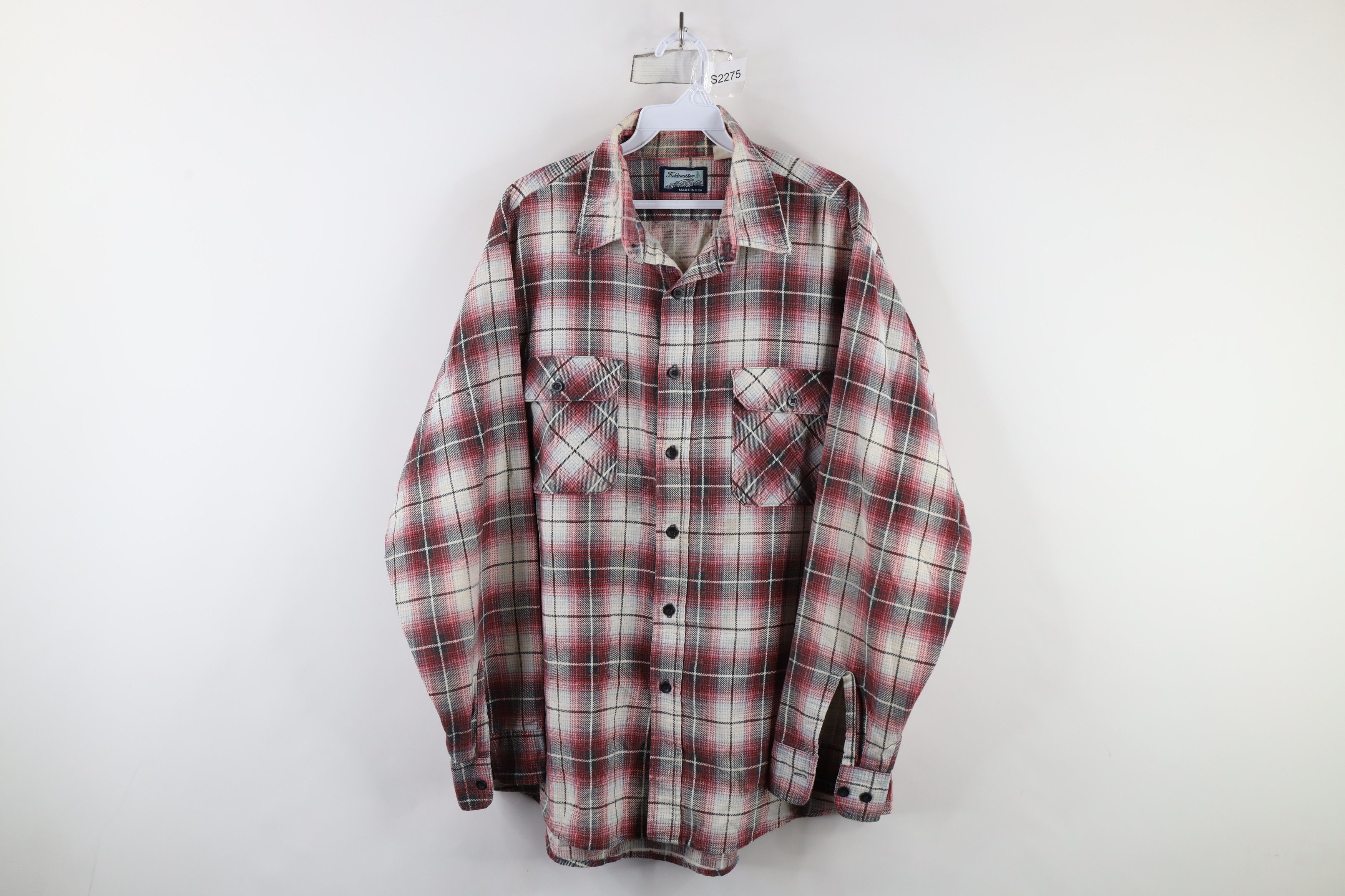 Vintage Vintage 90s Streetwear Collared Button Shirt Plaid USA Size US XXL / EU 58 / 5 - 1 Thumbnail