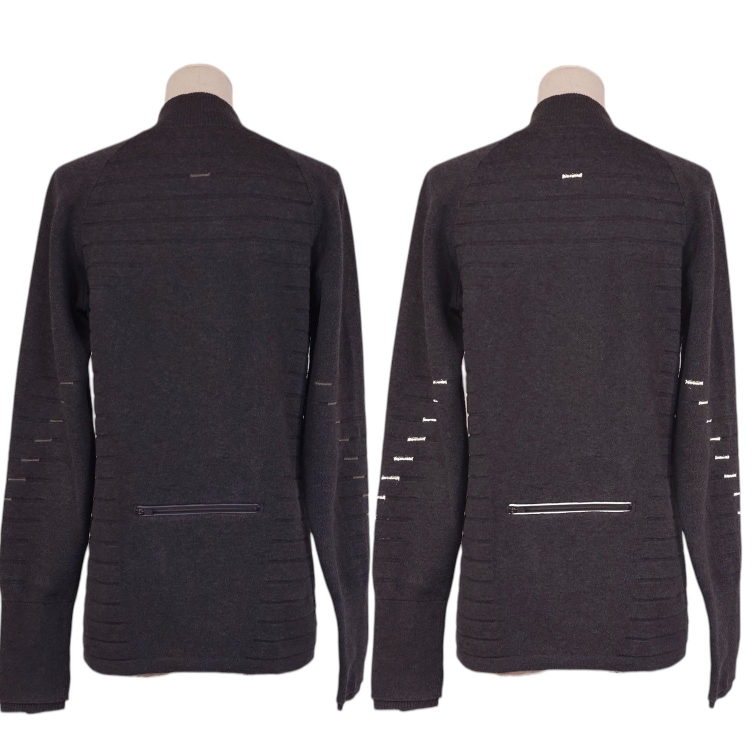 Lululemon Lululemon Lightning Bold 1/2 Zip Heathered Graphite Gray M Size M / US 6-8 / IT 42-44 - 2 Thumbnail