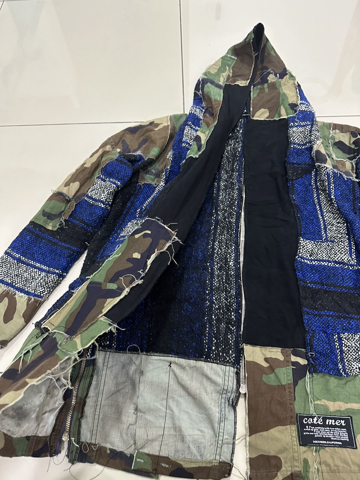 Other Cardigan Kimono Style Patchwork Custom Design With Hoodie Size US L / EU 52-54 / 3 - 5 Thumbnail