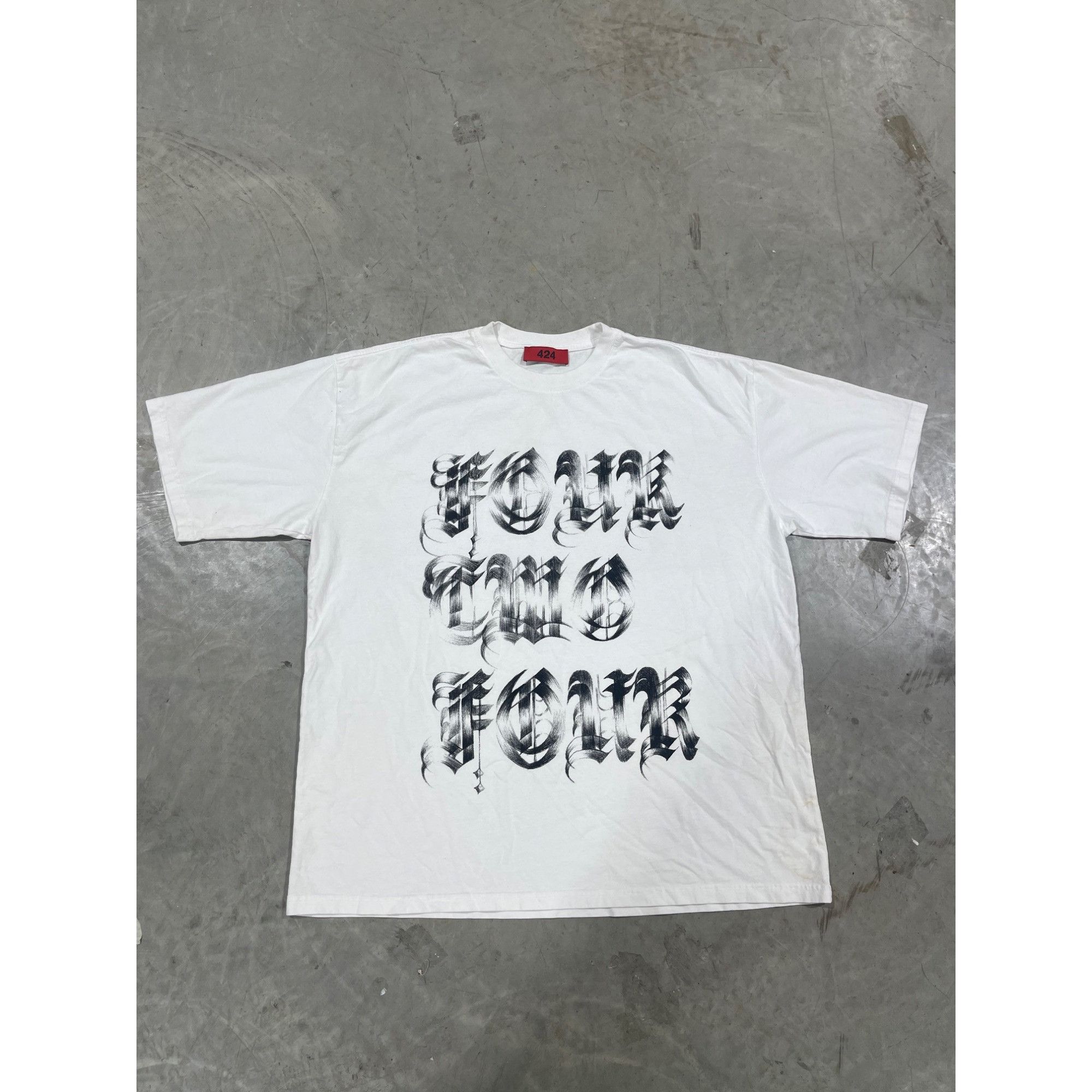 Other NEW 424 ON FAIRFAX OLD ENGLISH TEE SZ XL Size US XL / EU 56 / 4 - 1 Thumbnail
