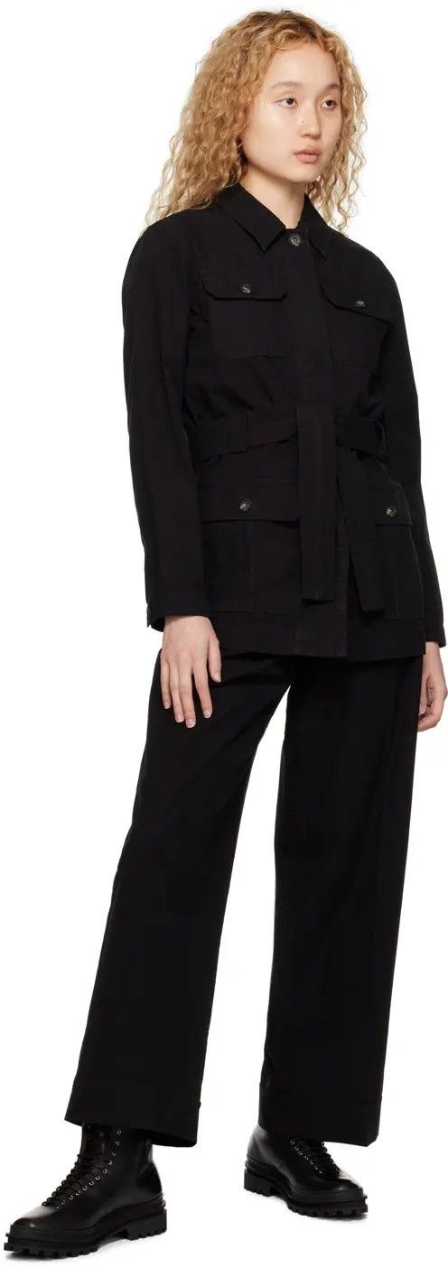 A.P.C. Sahara jacket black utility waist and pockets