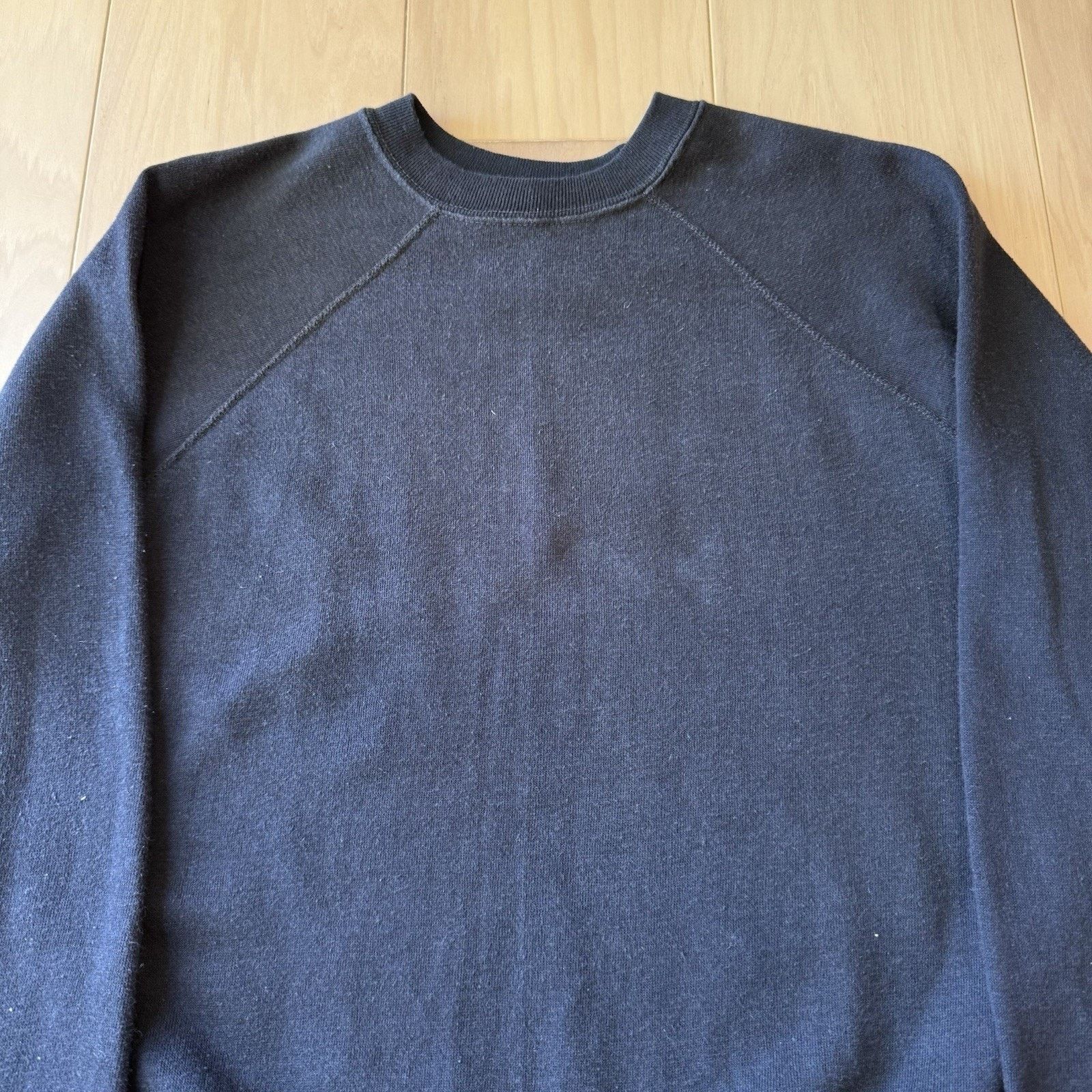 Vintage Vintage Sweatshirt XL Black 70s Made in USA Fleece Pullover Size US XL / EU 56 / 4 - 3 Thumbnail