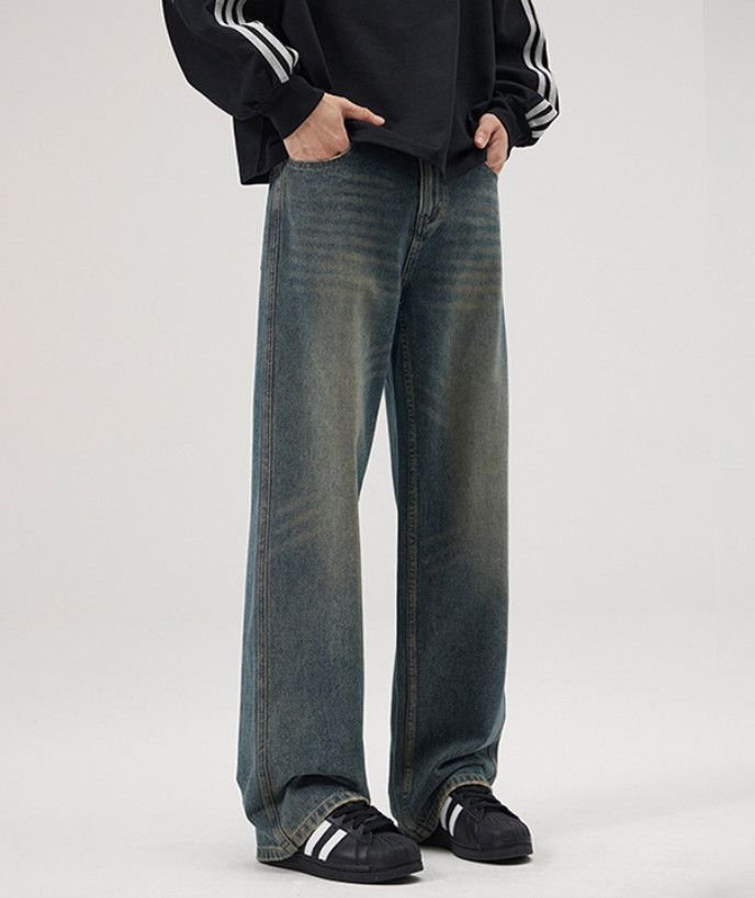 Japanese Brand American retro high street flared jeans for men Size US 32 / EU 48 - 3 Thumbnail
