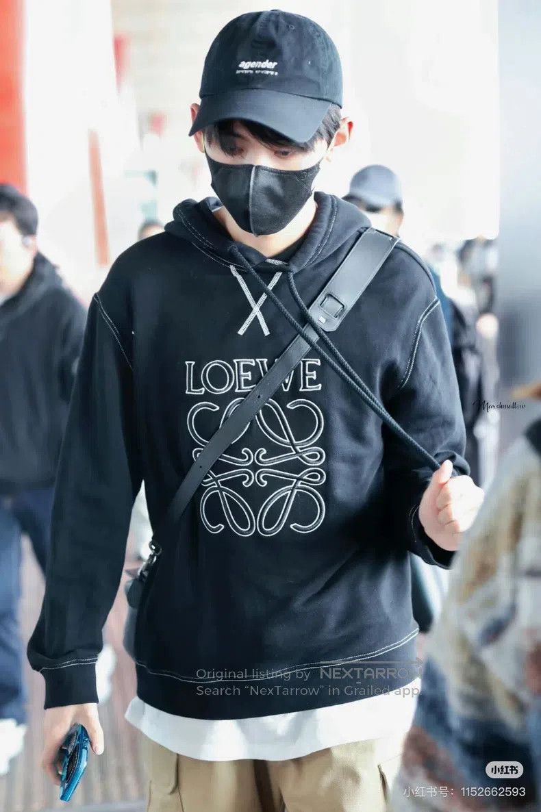 Loewe Loewe Classic Lettering Embroidered Hoodie Size US L / EU 52-54 / 3 - 4 Thumbnail