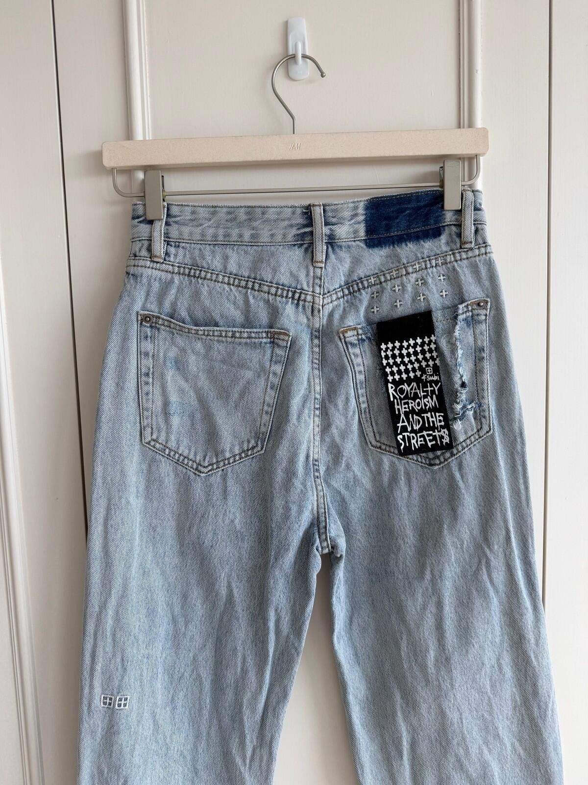 Ksubi new ksubi womens denim jeans playback blue patched 26 8 Size 26" / US 2 / IT 38 - 6 Thumbnail