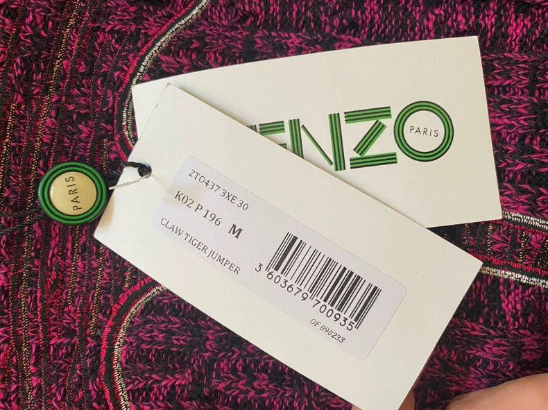 Kenzo KENZO Winter sweater with tiger head embroidery Size M / US 6-8 / IT 42-44 - 2 Thumbnail