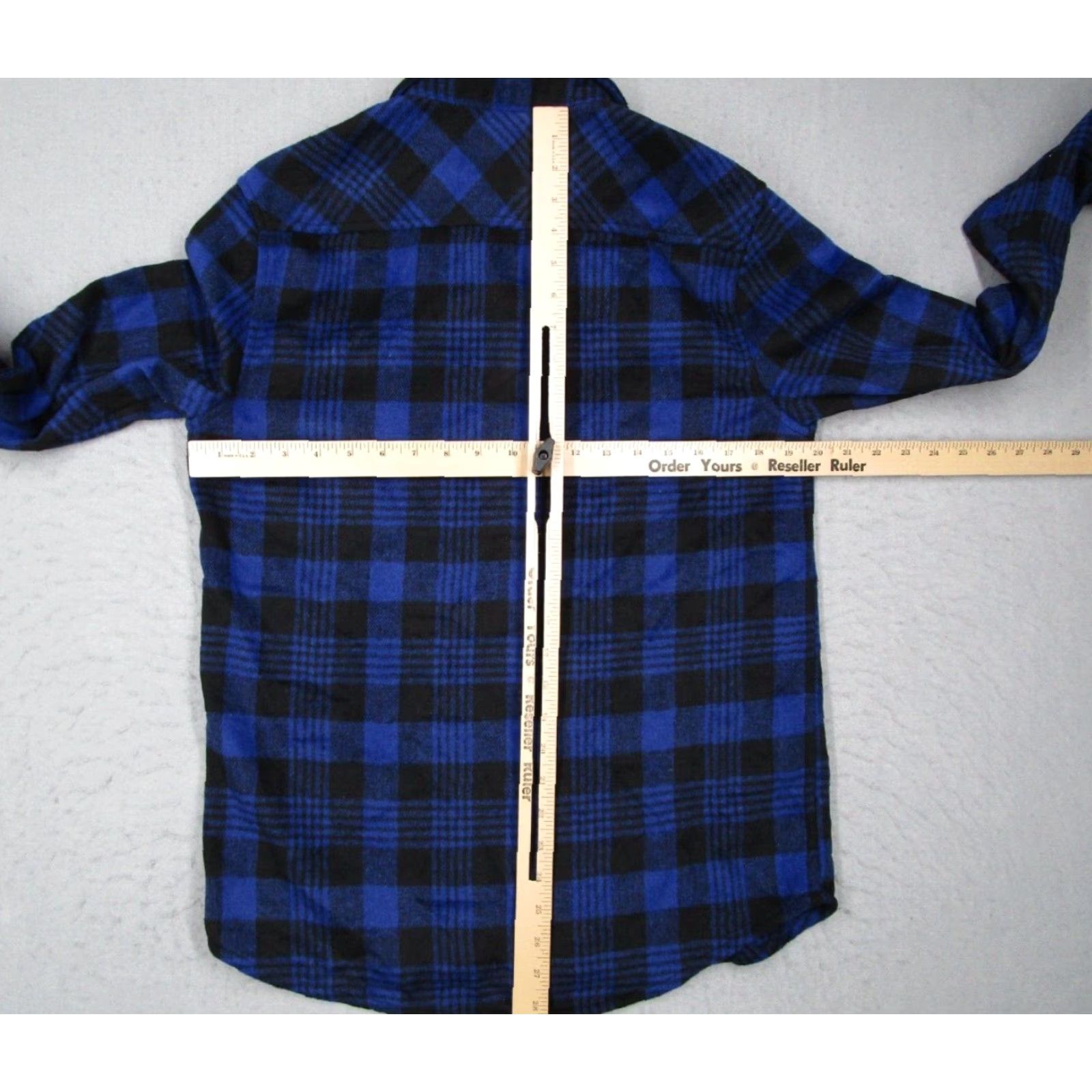 Daily Paper Daily Paper Shirt Men Small Blue Plaid Wool Blend Button Up Flannel Work Casual Size US S / EU 44-46 / 1 - 6 Thumbnail