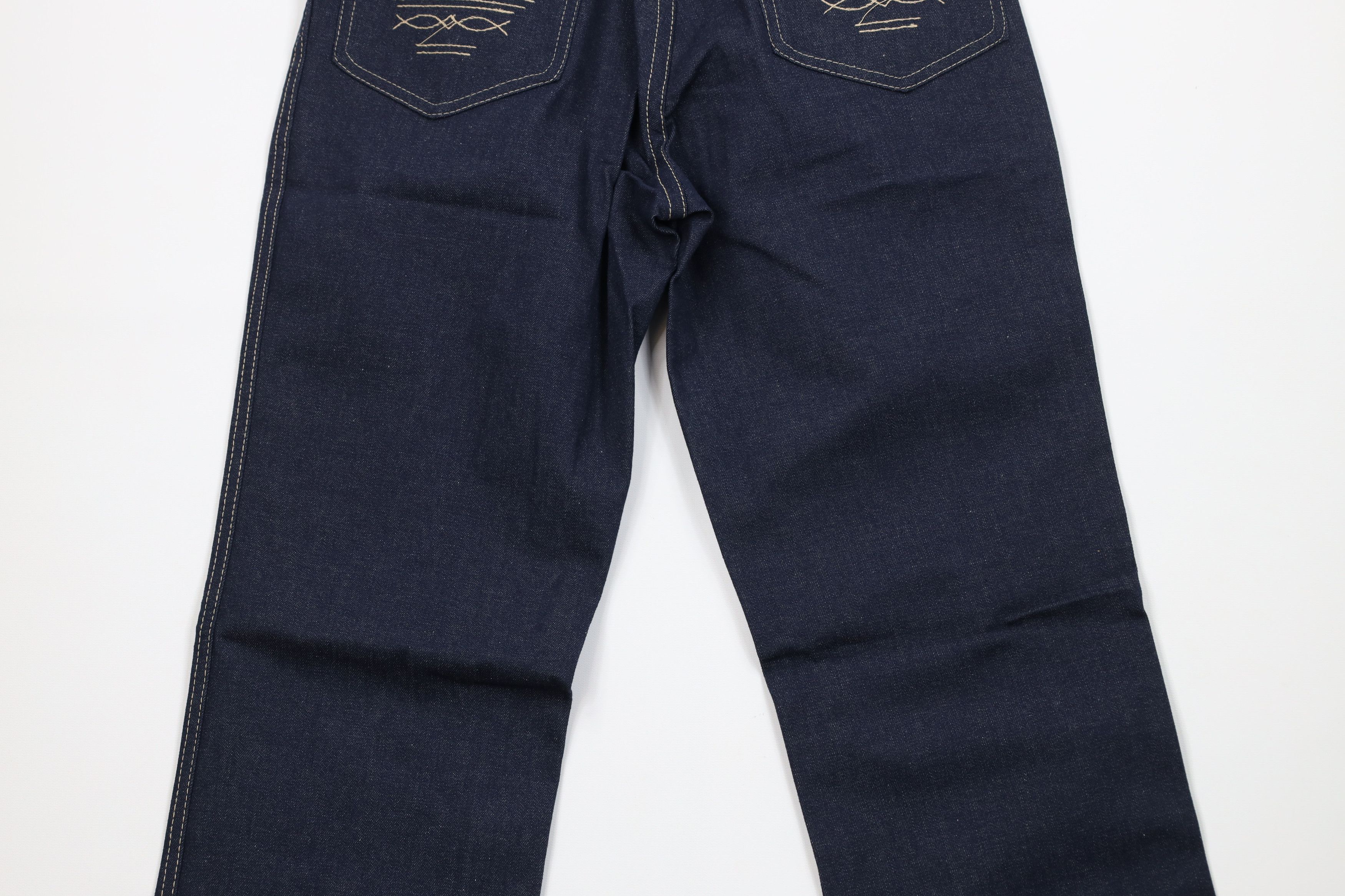 Vintage Deadstock Vintage 70s Stetson Flared Denim Jeans Indigo USA Size US 28 / EU 44 - 10 Thumbnail