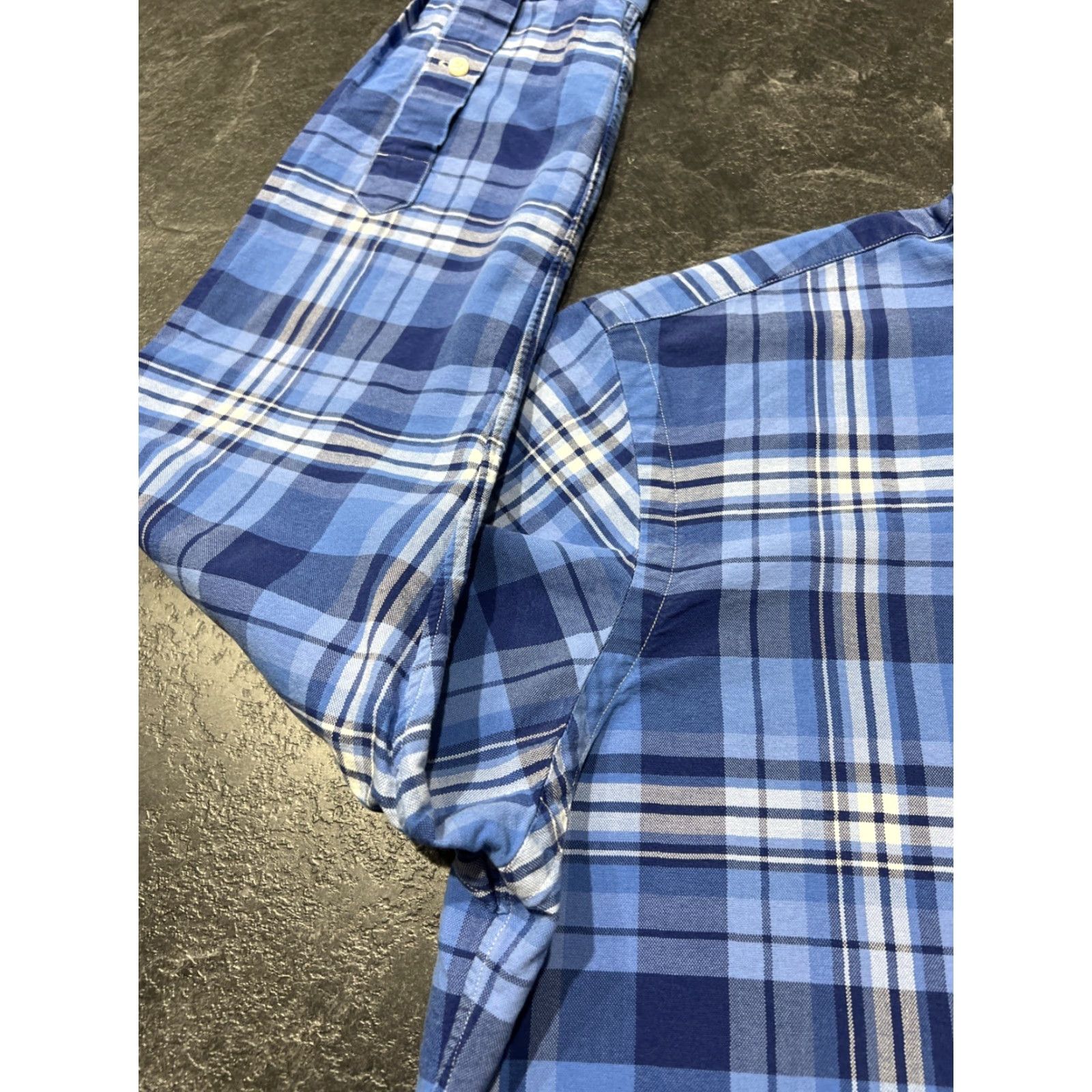 Polo Ralph Lauren Polo Ralph Lauren Blue Plaid Button Down Shirt Men's Medium Long Sleeve Classic Preppy Size US M / EU 48-50 / 2 - 5 Thumbnail