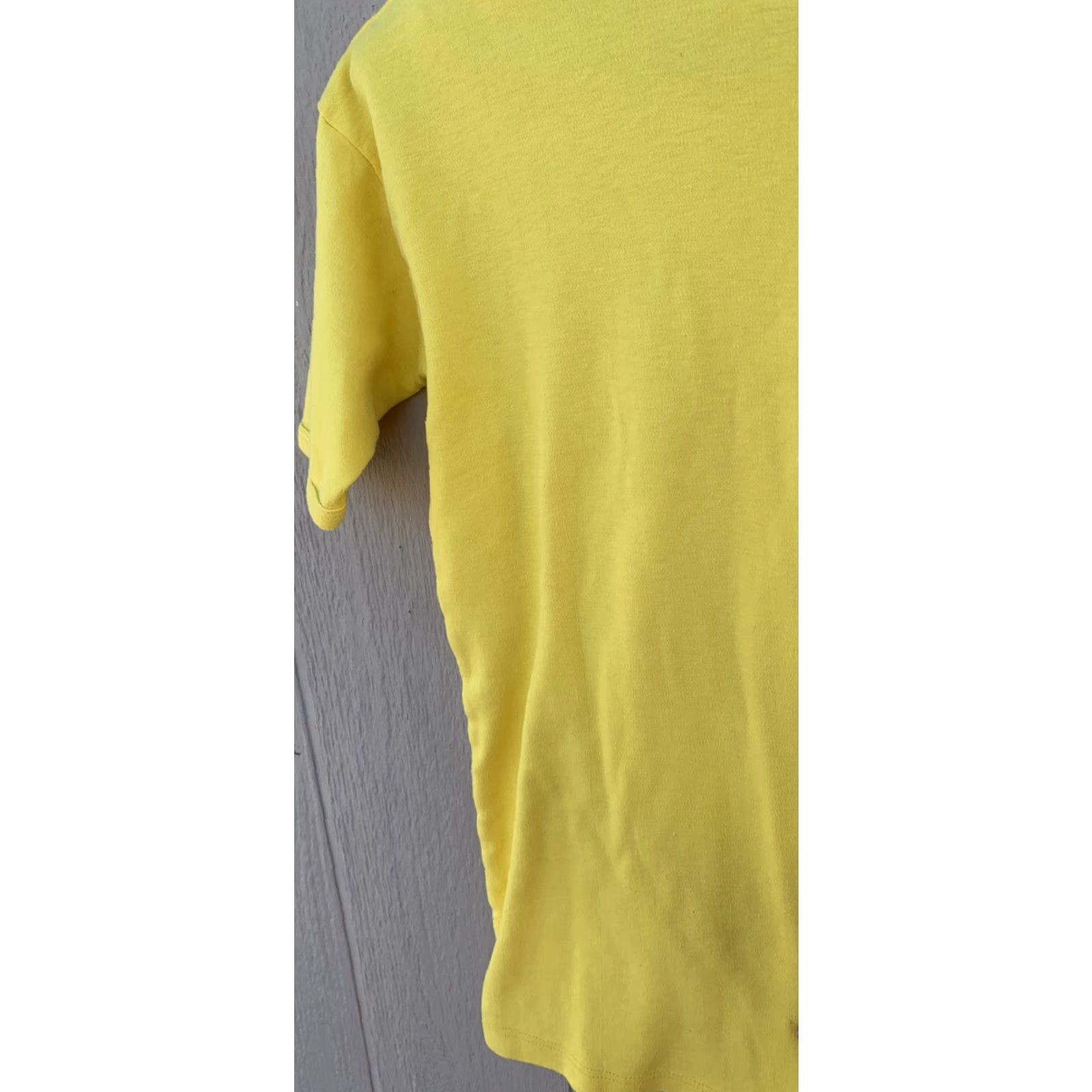 Vintage VINTAGE Anderstorp T Shirt Automotive Racing Race Car Grand Prix Ladies M/L Yellow Retro Short Sleeve Scoop Neck Casual Graphic Print Size M / US 6-8 / IT 42-44 - 7 Thumbnail