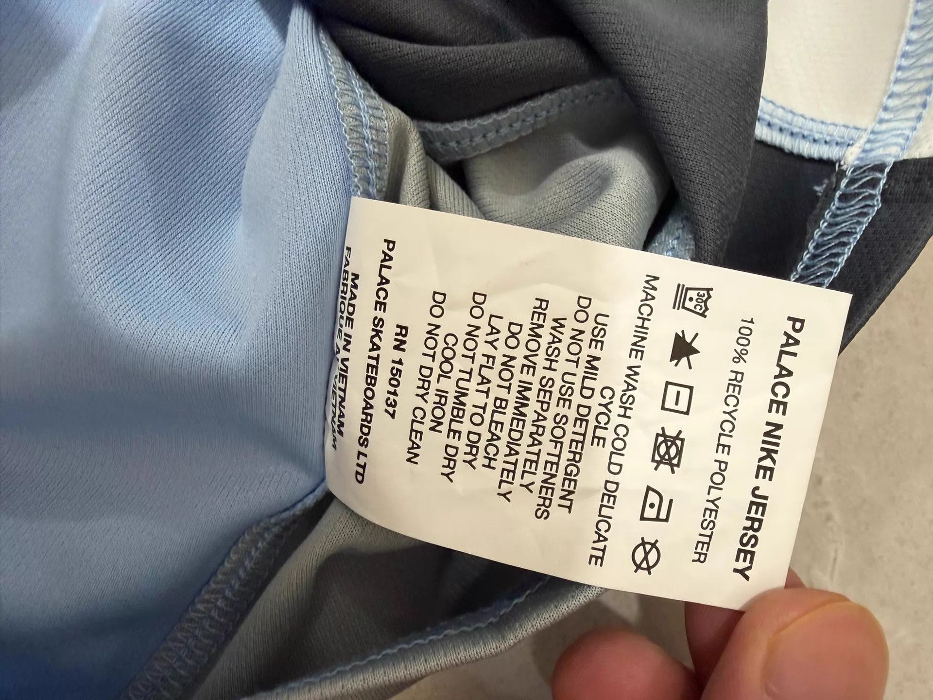 Palace PALACE x Nike SS26 DROP10 Oversized Drop Shoulder Sky Blue L Size US L / EU 52-54 / 3 - 4 Thumbnail
