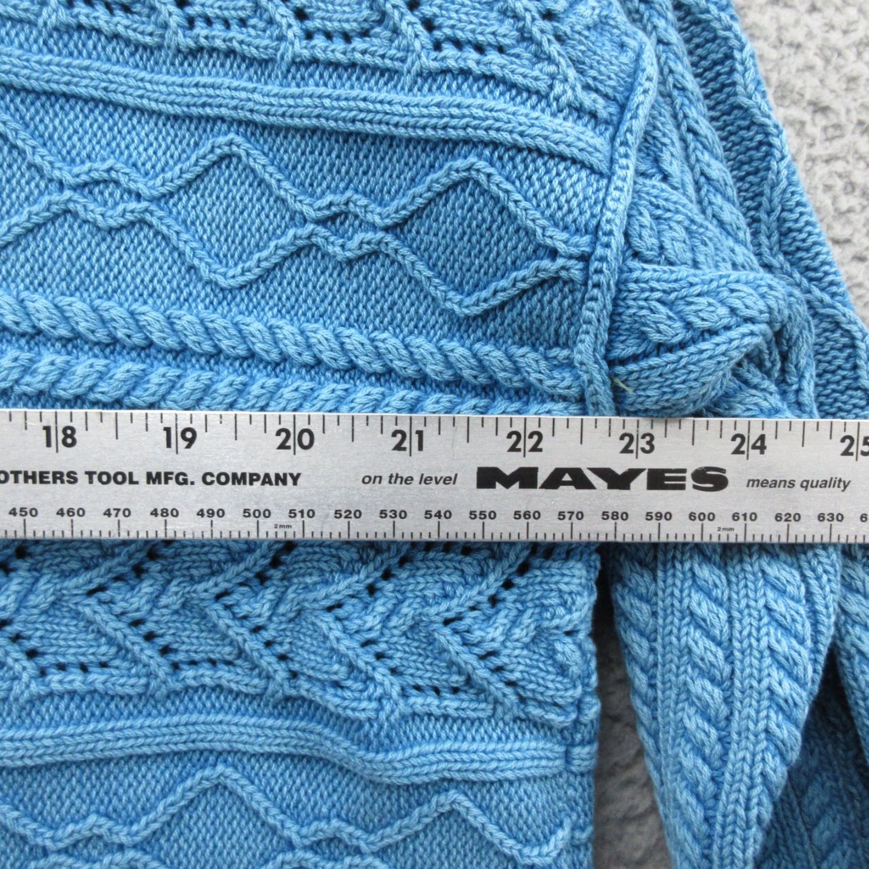 J.Crew Sundance Pullover Rita Easy Cableknit Sweater Womens XL Blue Size S / US 4 / IT 40 - 7 Thumbnail