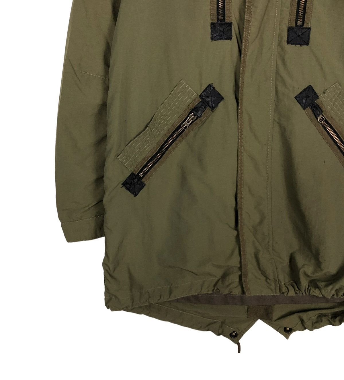 Japanese Brand 🔥VINTAGE LONG JACKET BIKER BONDAGE BAGARCH CROSS BIG LOGO Size US L / EU 52-54 / 3 - 10 Thumbnail