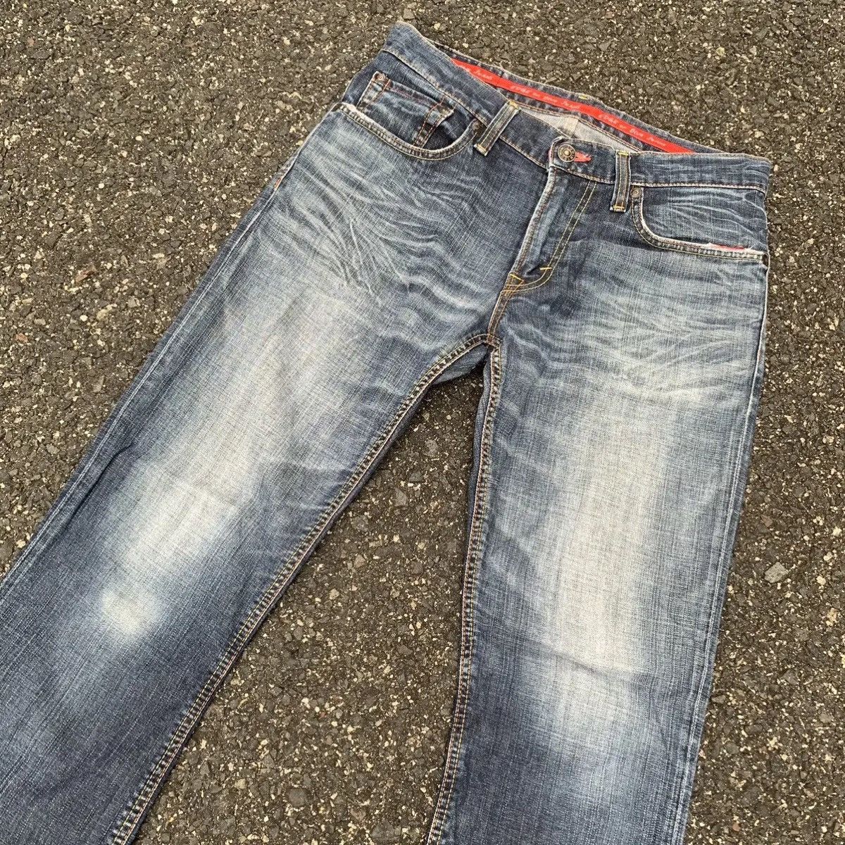 Pro Edge Vintage Edwin 512 Jeans 34x31 Mini Flare Denim Bootcut Pants Size US 34 / EU 50 - 5 Thumbnail