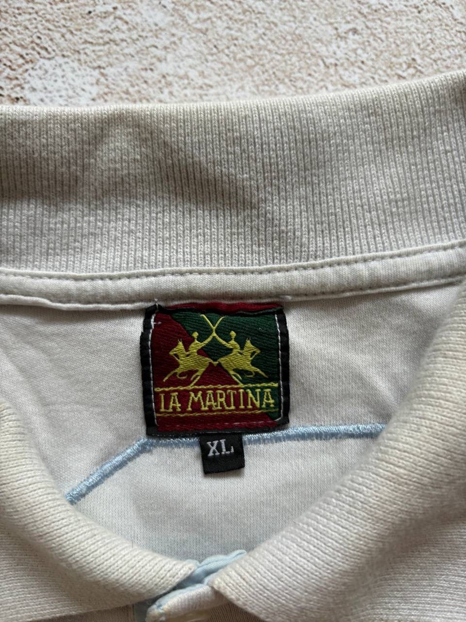 Japanese Brand Polo Ralph Lauren style distressed rugby sweatshirt Size US L / EU 52-54 / 3 - 8 Thumbnail