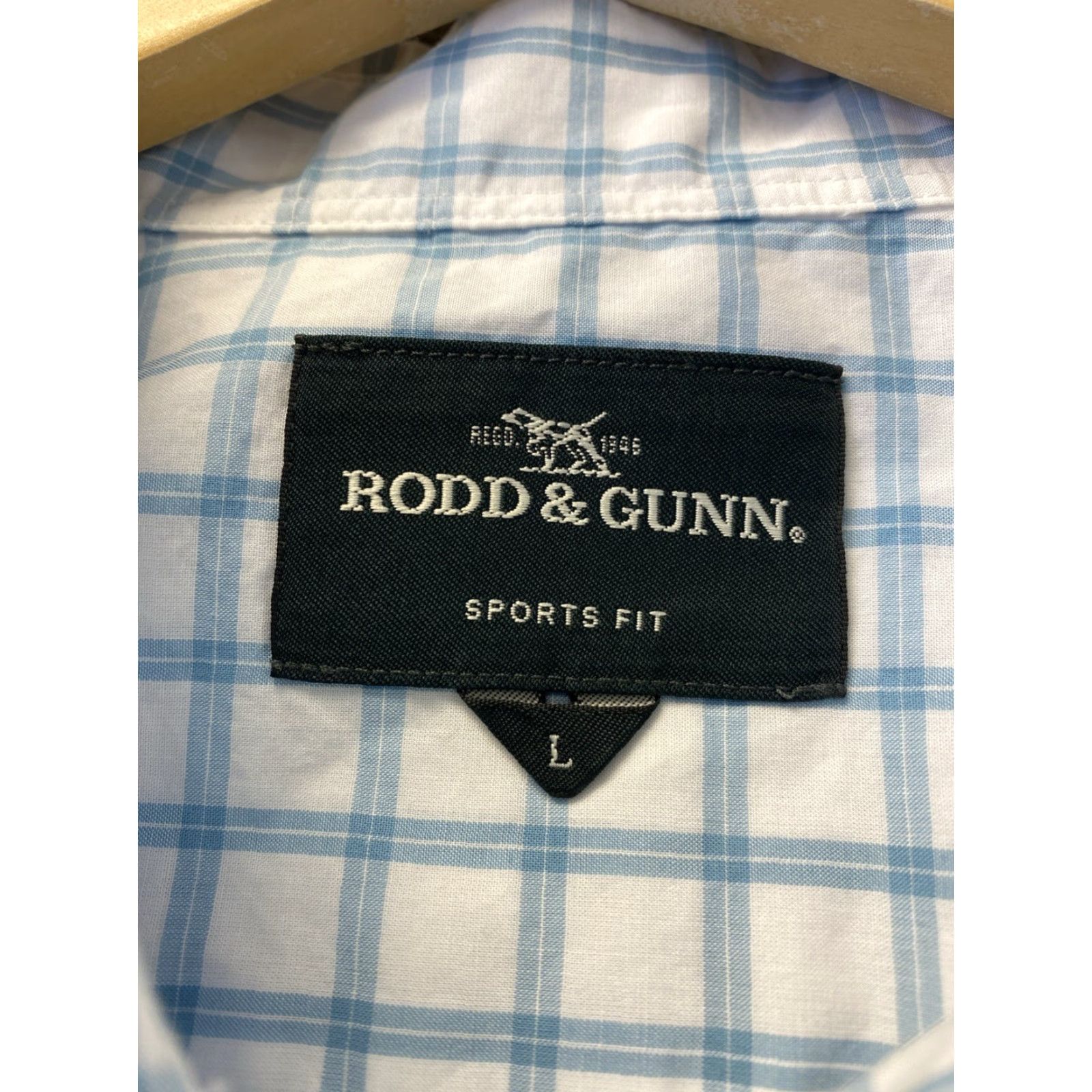 Rodd & Gunn RODD & GUNN Sports Fit Button Up Shirt Mens L White Turquoise Long Sleeve /0093 Size US L / EU 52-54 / 3 - 4 Thumbnail