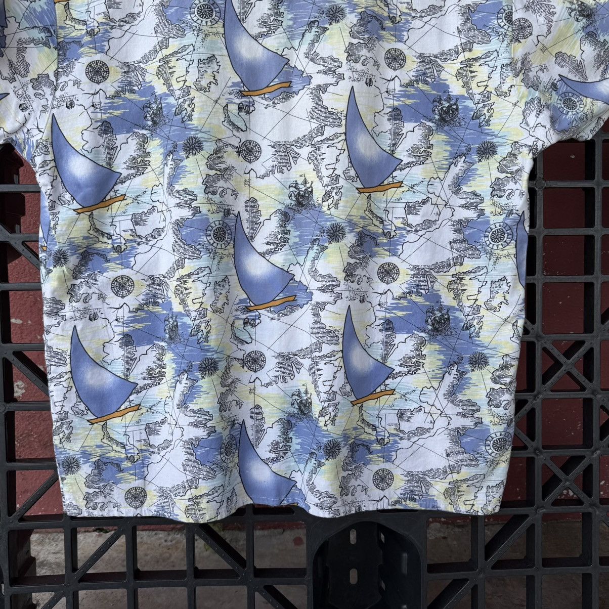 Dickies Workshirt Nurse Dickies Maps Ocean Sail Printed Size US M / EU 48-50 / 2 - 12 Thumbnail