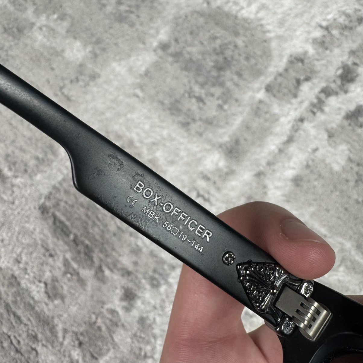 Chrome Hearts Box officer sunglasses Size ONE SIZE - 10 Thumbnail