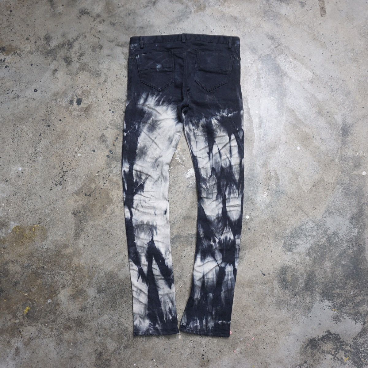 Japanese Brand Johnny Wolf "smoking acid" Jeans Size US 34 / EU 50 - 9 Thumbnail