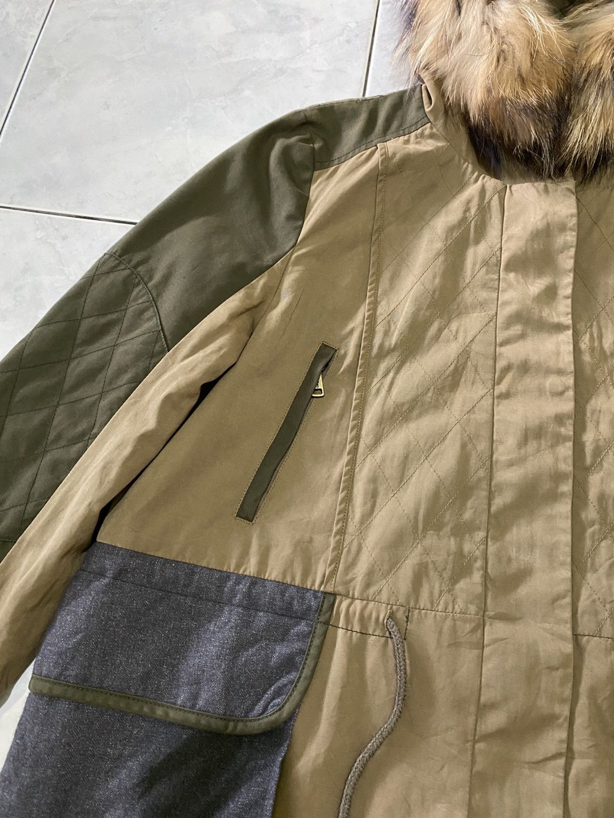 Japanese Brand Fur Us N Them Utility Hooded Colorblock Outdoor Military Size US XL / EU 56 / 4 - 4 Thumbnail