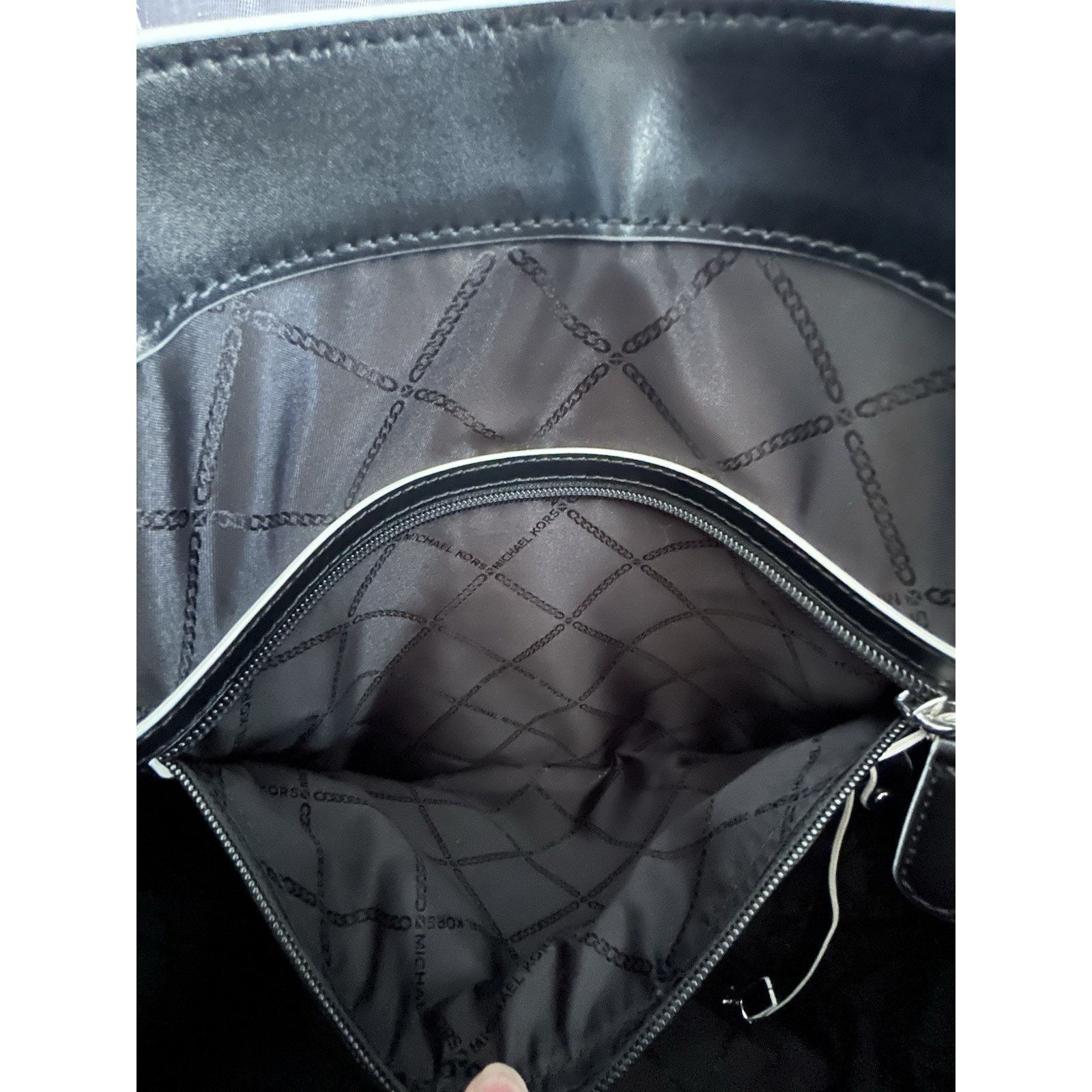 Michael Kors New Michael Kors Bay Large Tote East West Woven Canvas Bag Size ONE SIZE - 12 Thumbnail