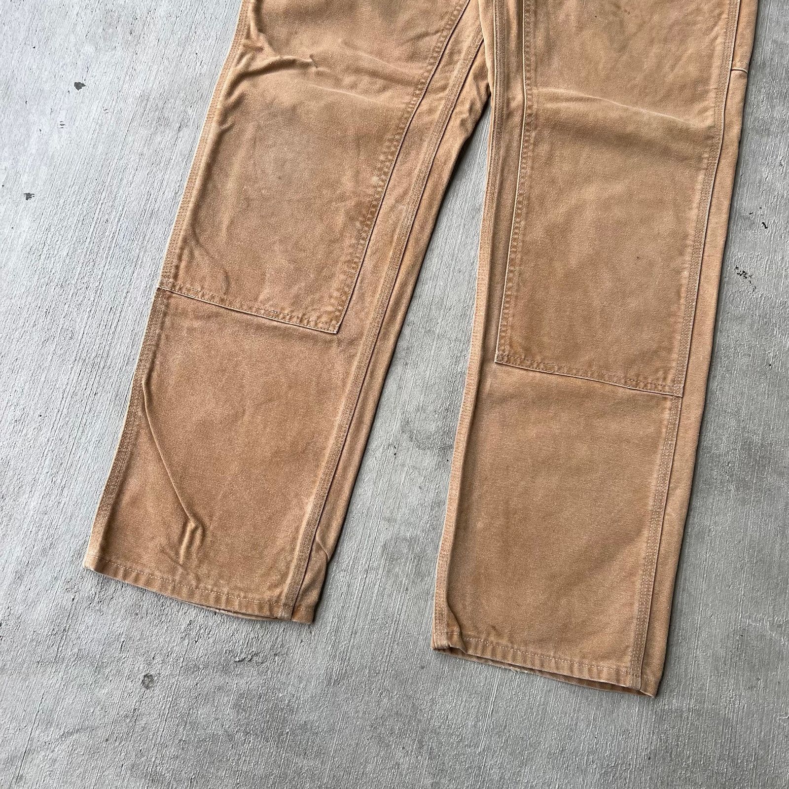 Carhartt × Vintage Carhartt brown double knee work wear carpenter pants Size US 34 / EU 50 - 3 Thumbnail