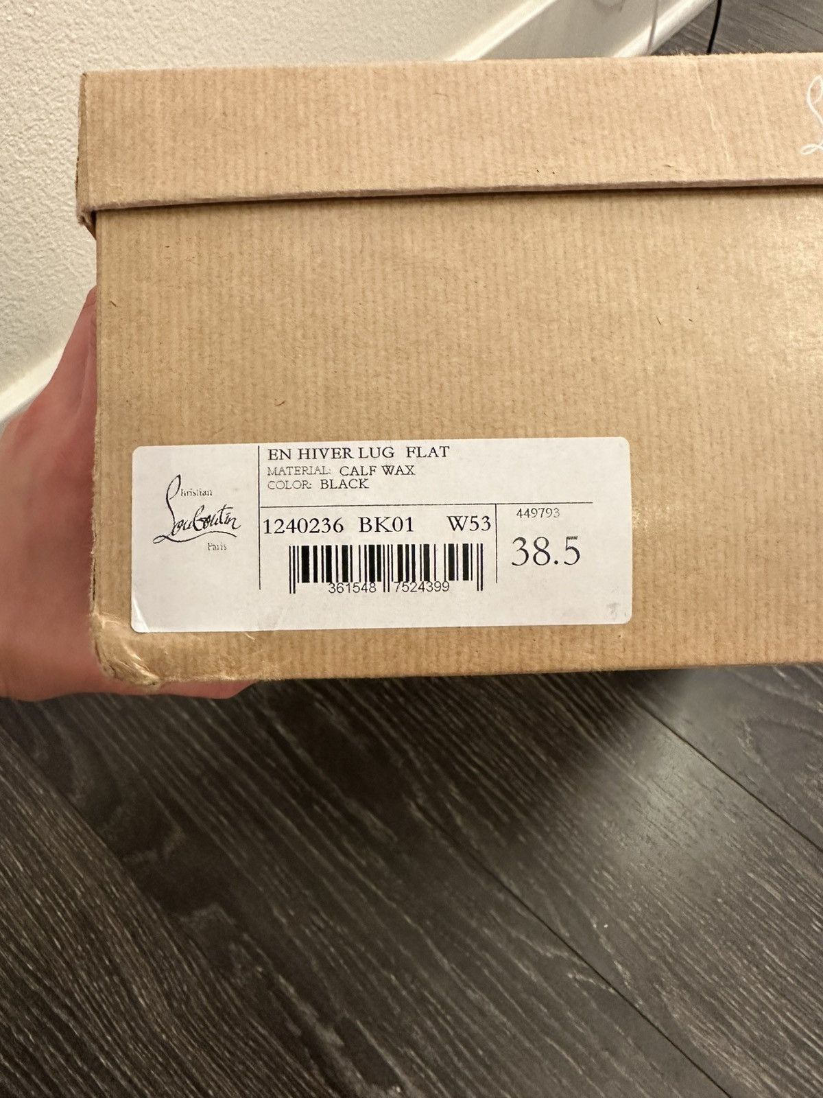 Christian Louboutin Christian Louboutin En Hiver Lug Leather Boots Size US 8.5 / IT 38.5 - 10 Thumbnail