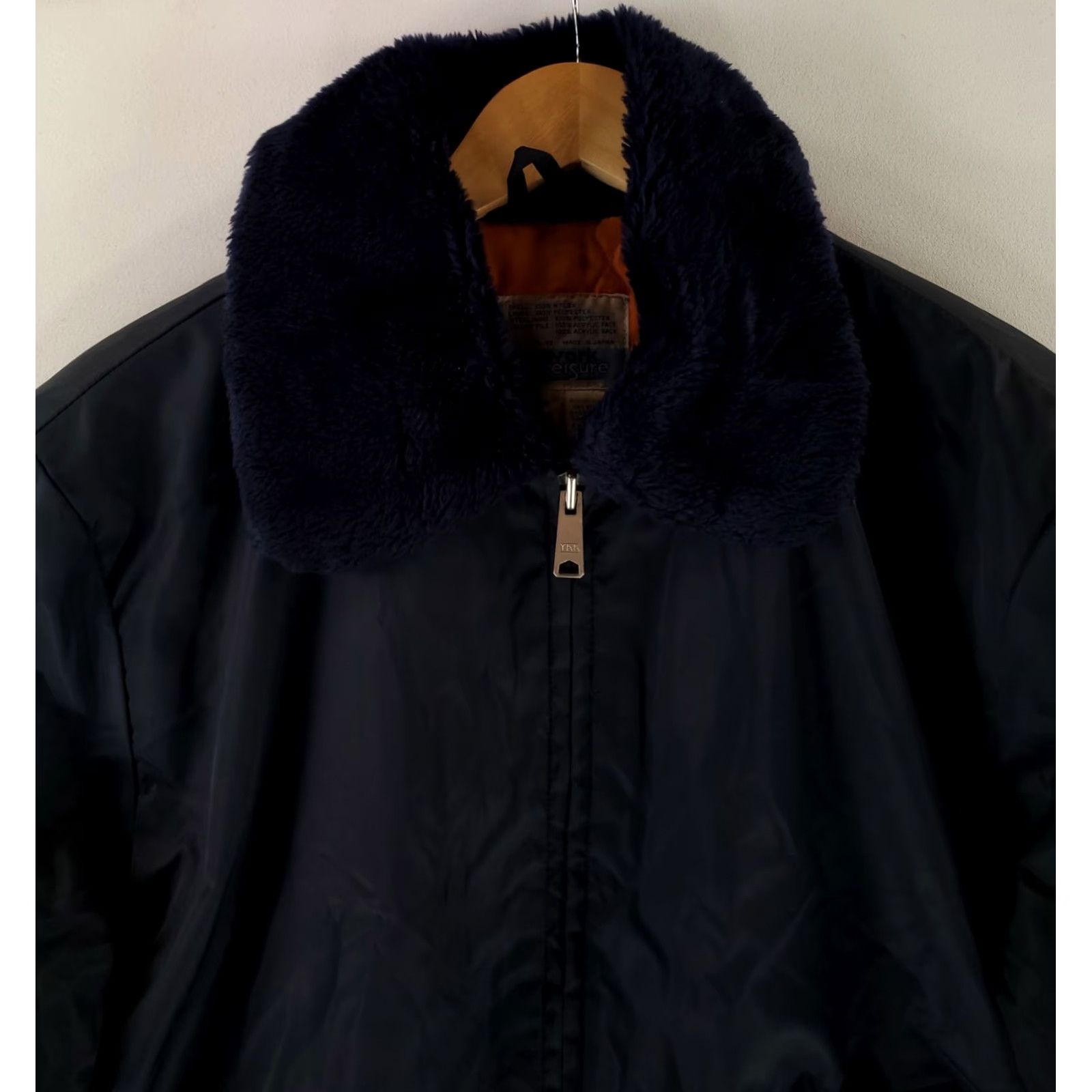 Sears VINTAGE Sears Jacket MA-1 Style Bomber Blue Mens L Jacket Size US L / EU 52-54 / 3 - 4 Thumbnail