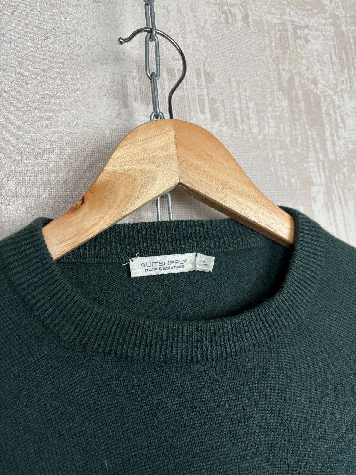 Suitsupply Suitsupply Pure Cashmere Crew Neck Sweater Size fits XL Size US XL / EU 56 / 4 - 4 Thumbnail
