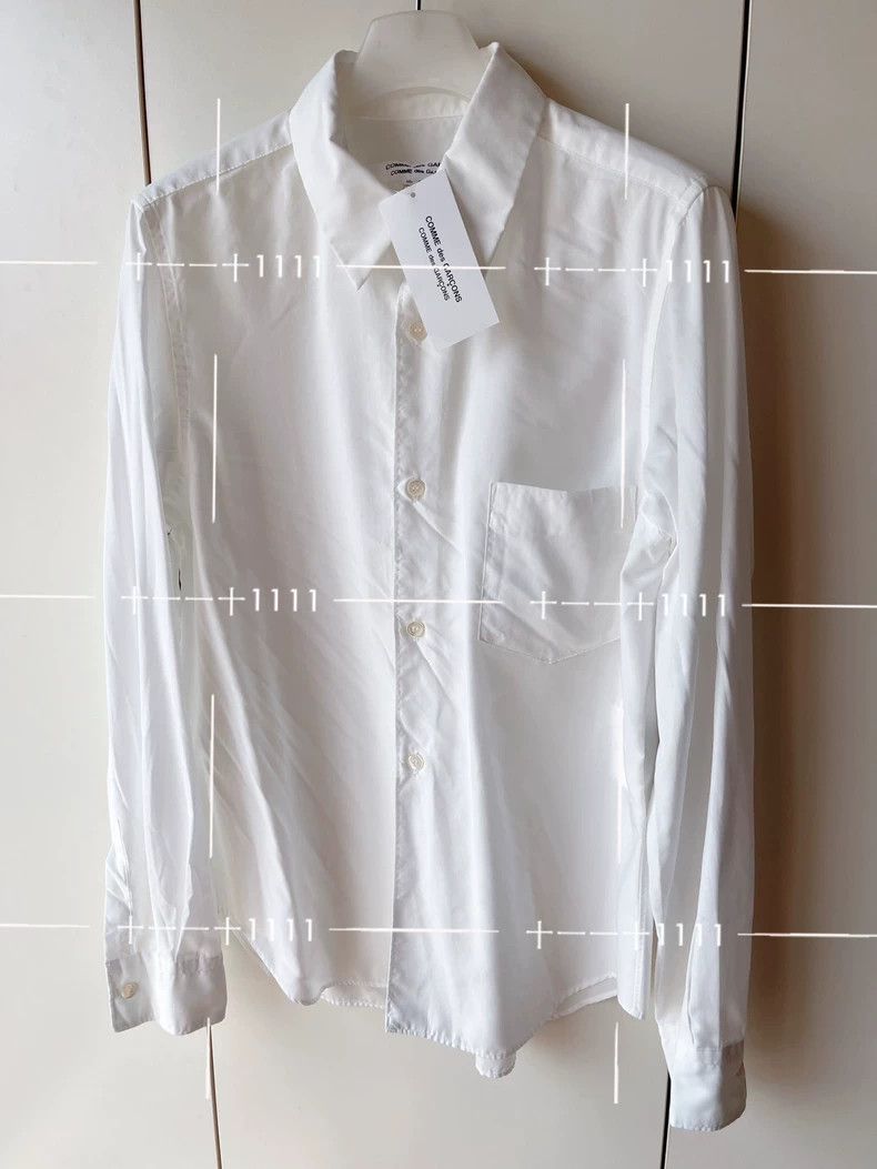 Comme des Garcons Comme Des Garcons Polyester shirt with pointed collar and Size S / US 4 / IT 40 - 4 Thumbnail