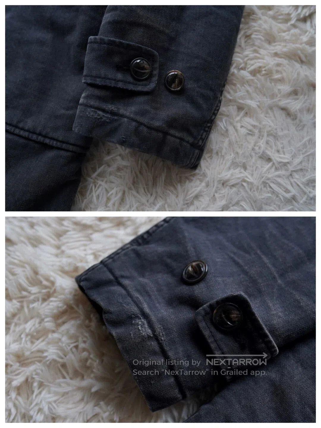 Neighborhood Black Toggle-Button Hooded Coat Size S. Size US S / EU 44-46 / 1 - 8 Thumbnail