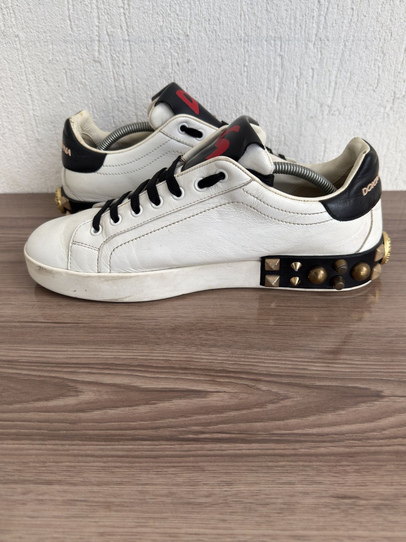 Dolce & Gabbana Portofino embellished studded sneaker Size US 9.5 / EU 42-43 - 13 Thumbnail