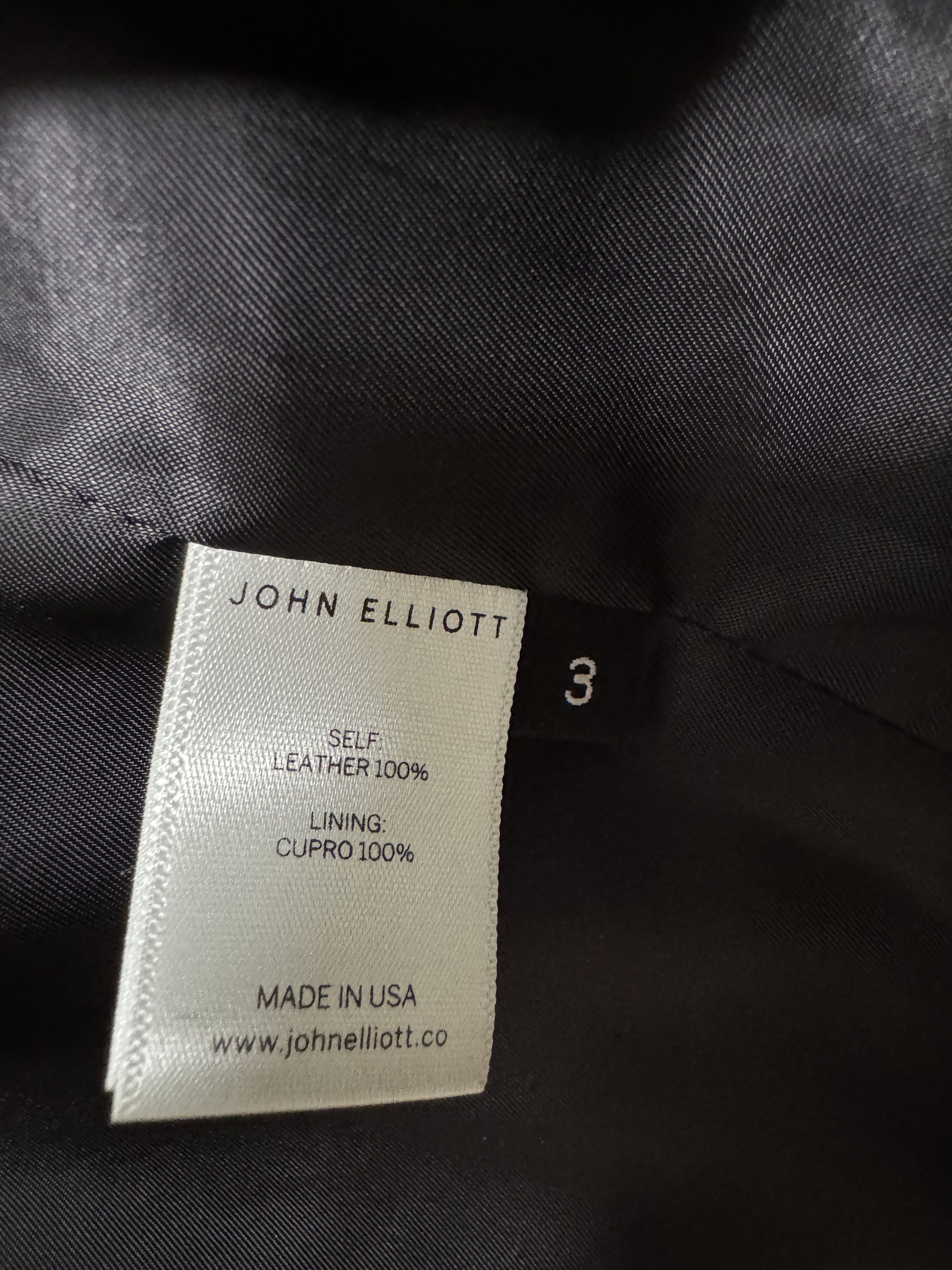 John Elliott John Elliott Leather Riders Jacket Size 3/L Size US L / EU 52-54 / 3 - 5 Thumbnail