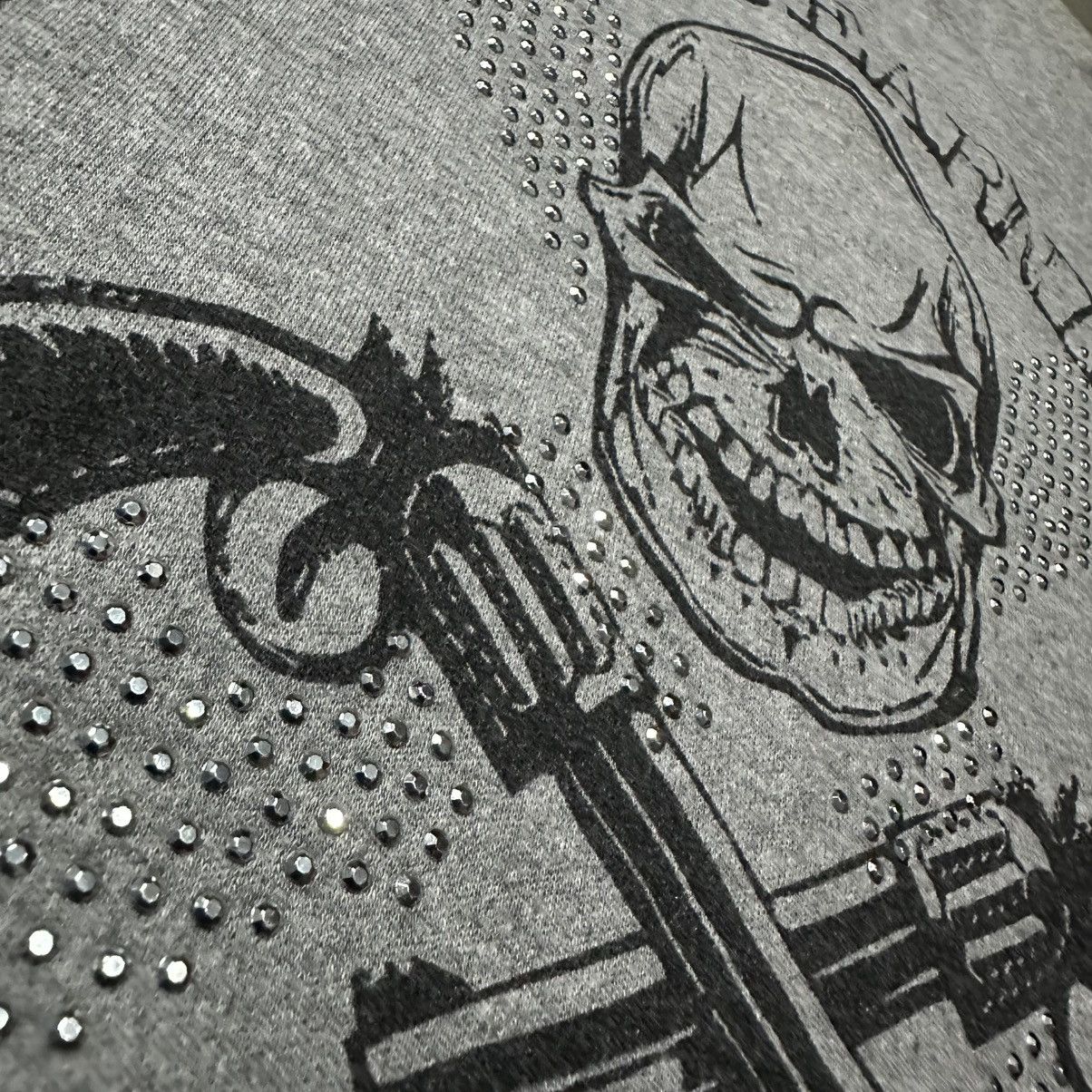 If Six Was Nine JAPANESE GOTHIC POEM SKULL WITHOUT MEET TSHIRT PUNK STYLE Size US M / EU 48-50 / 2 - 8 Thumbnail