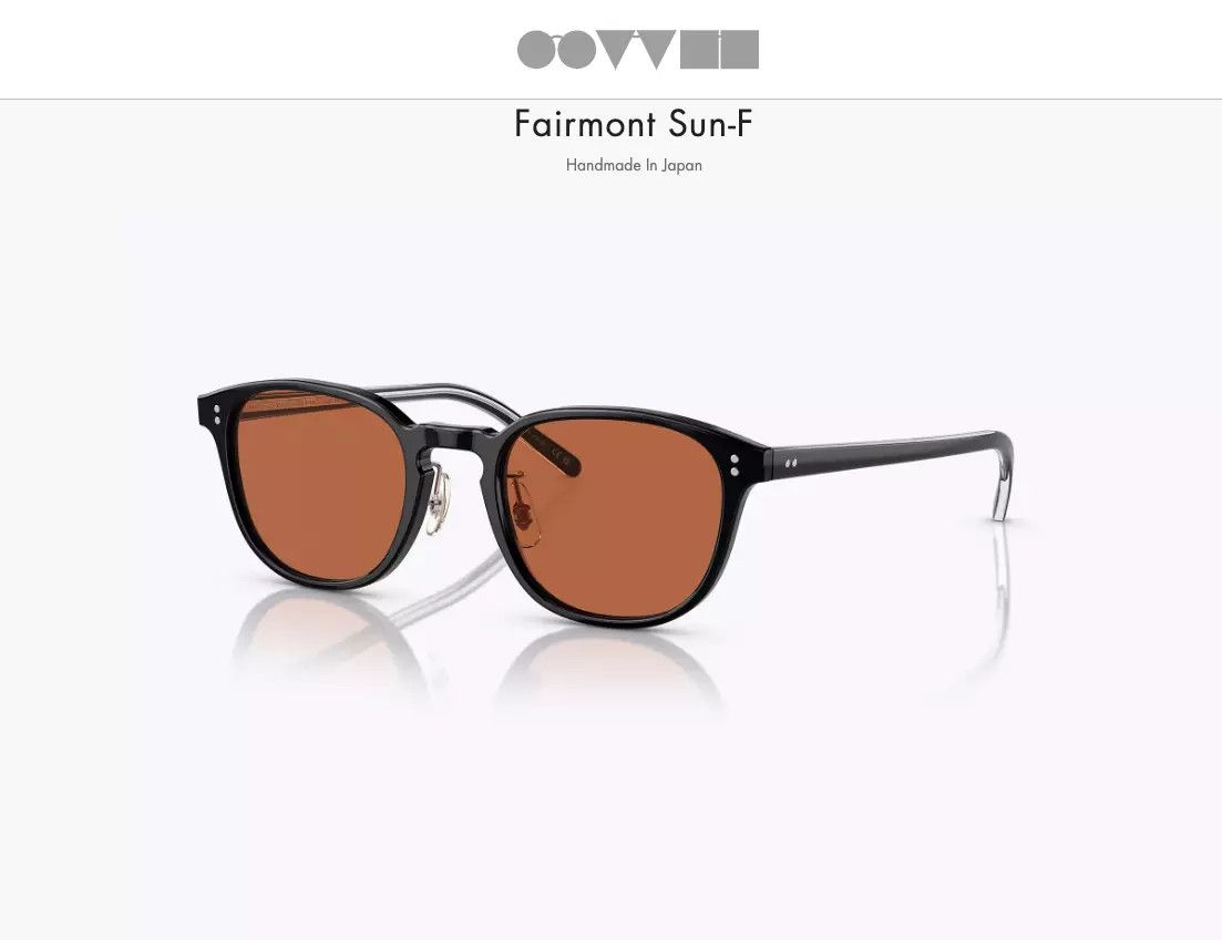 Oliver Peoples OLIVER PEOPLES Fairmont 49mm Sun Size ONE SIZE - 14 Thumbnail