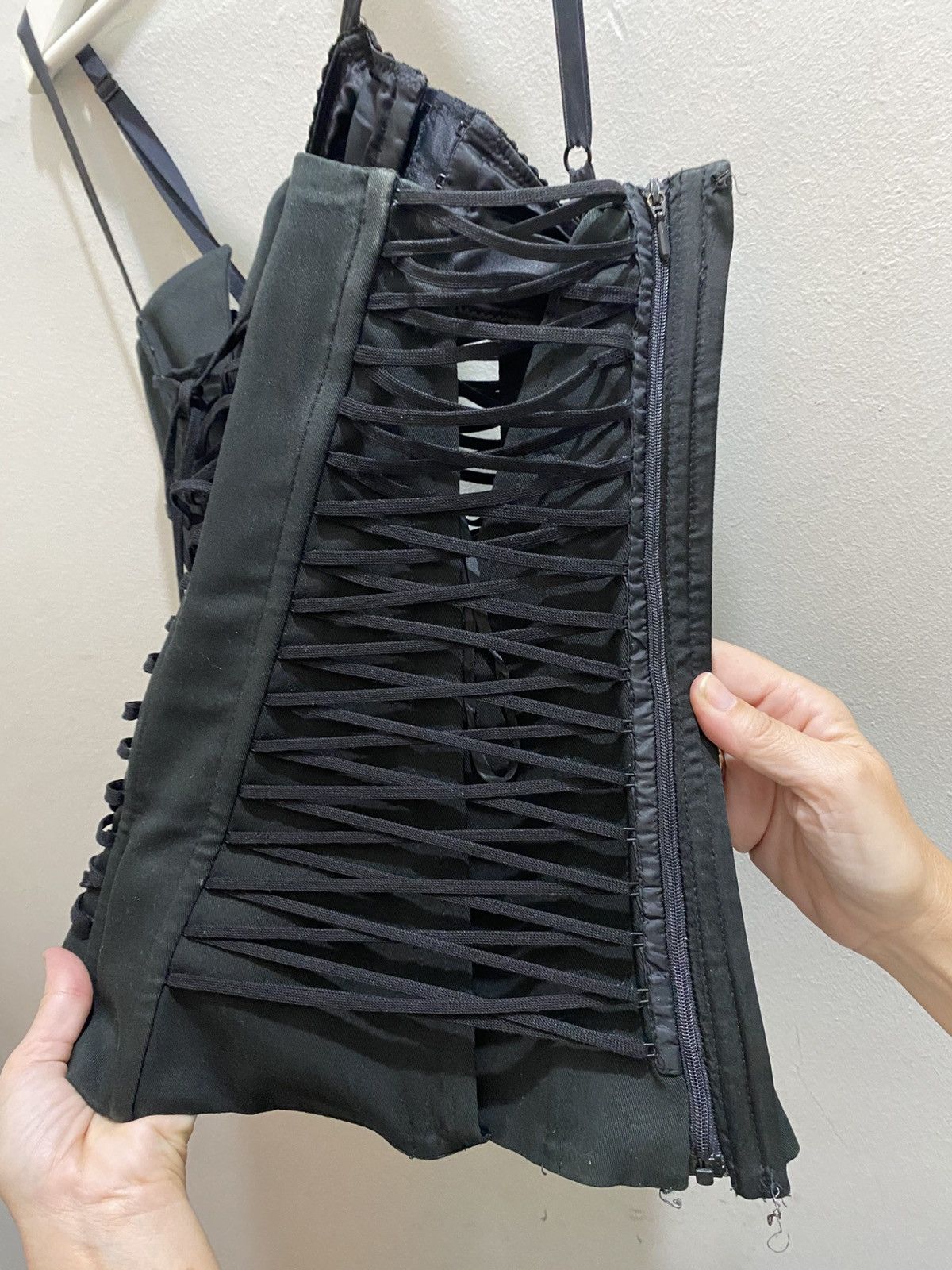Dolce & Gabbana DOLCE & GABBANA BLACK COTTON CORSET Size M / US 6-8 / IT 42-44 - 5 Thumbnail