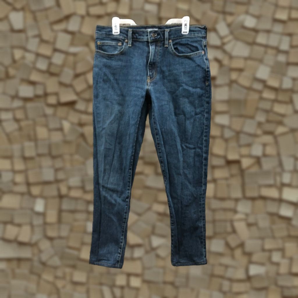 Lands' End Lands' End Jeans Square Rigger Lands' End 33 Mens Regular Denim Dark Blue 5-Pocket Straight" Size US 33 - 1 Thumbnail