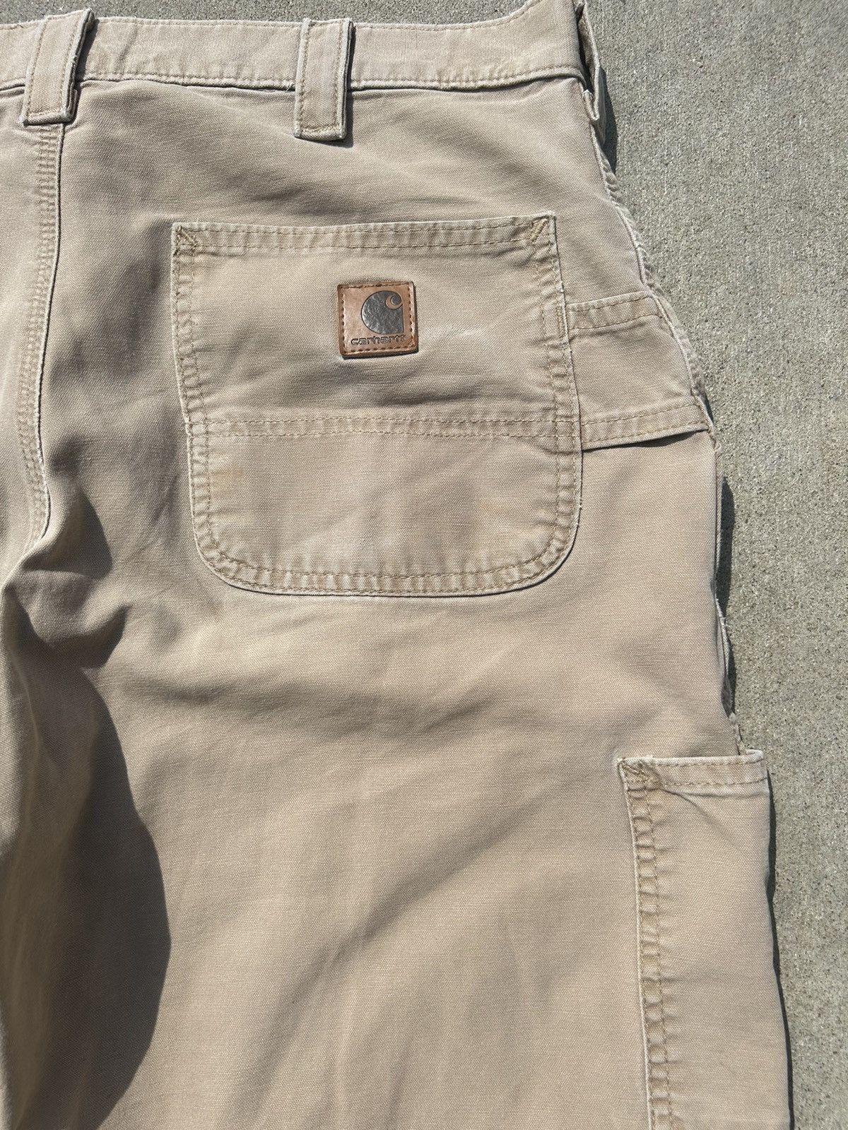 Carhartt × Vintage Carhartt Vintage Distressed Workwear Carpenter Pants 34x32 Size US 34 / EU 50 - 4 Thumbnail