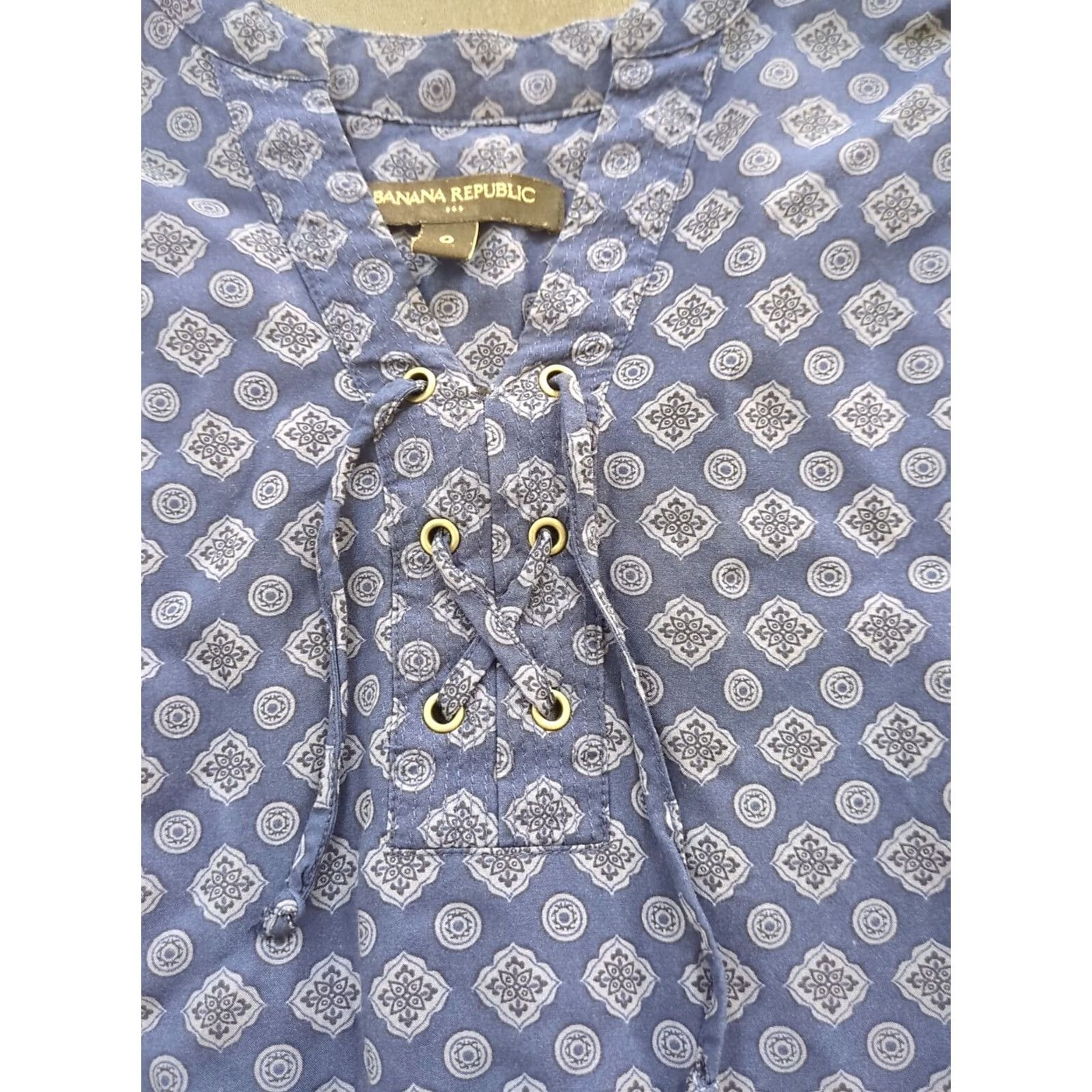 Banana Republic Banana Republic Dress Long Sleeve Womens Size 0 Blue 2016 Size XS / US 0-2 / IT 36-38 - 2 Thumbnail