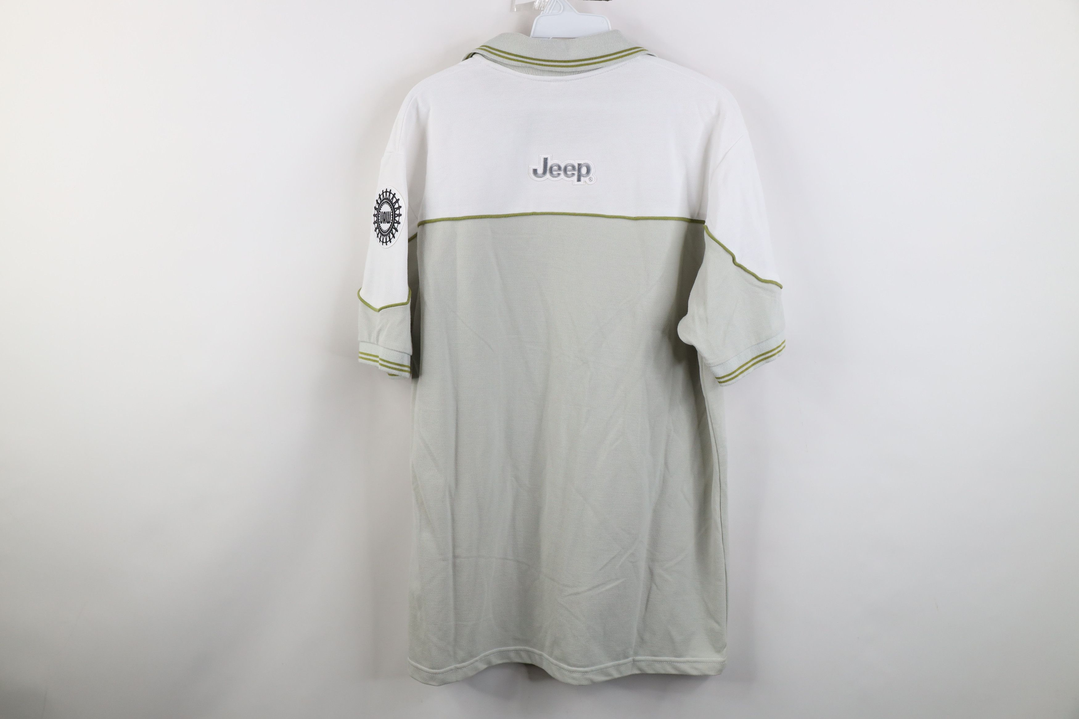 Jeep Vintage Union Made Motor Co Collared Polo Shirt Workwear USA Size US M / EU 48-50 / 2 - 14 Thumbnail