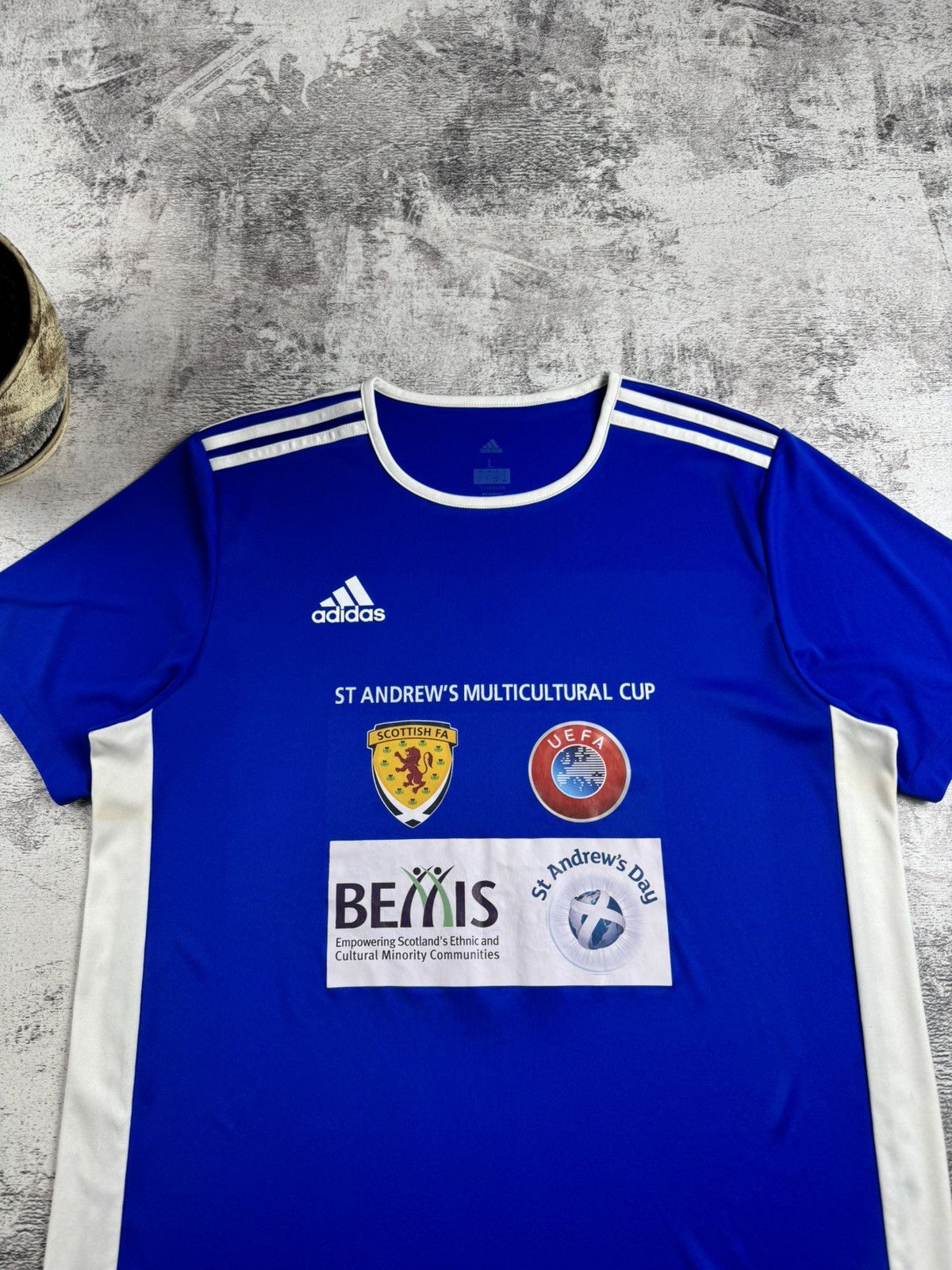 Adidas Scotland 2018/2019 St Andrew’s Multicultural Cup Soccer Football Jersey Shirt Size US L / EU 52-54 / 3 - 5 Thumbnail