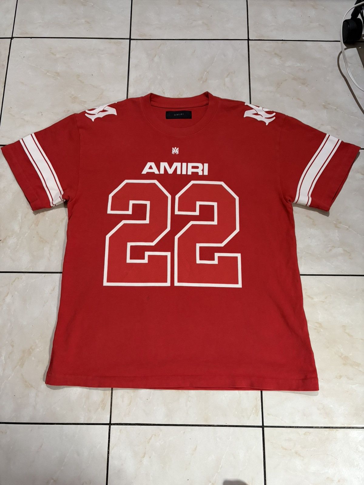 Amiri Heavyweight 22 Skater Tee Red Size Medium