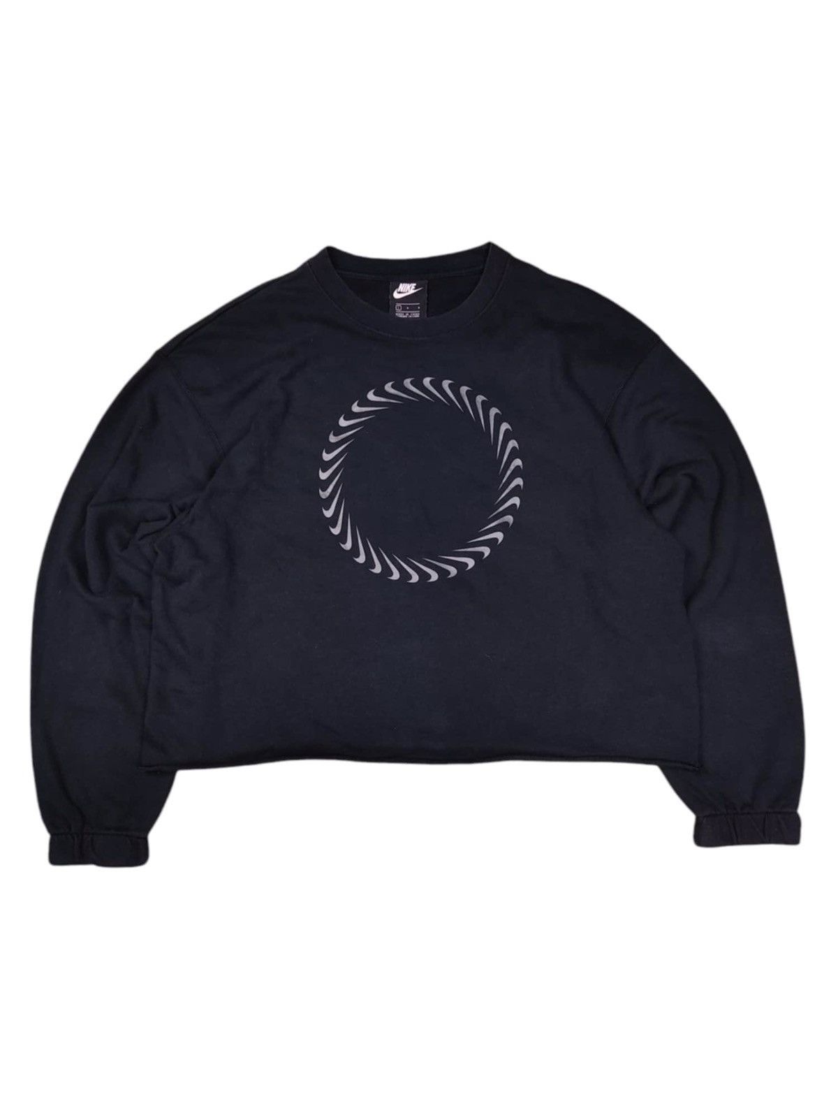 Nike × Vintage VINTAGE Y2K NIKE Swoosh Logo Oversized Sweatshirts Trainer Size L / US 10 / IT 46 - 1 Thumbnail