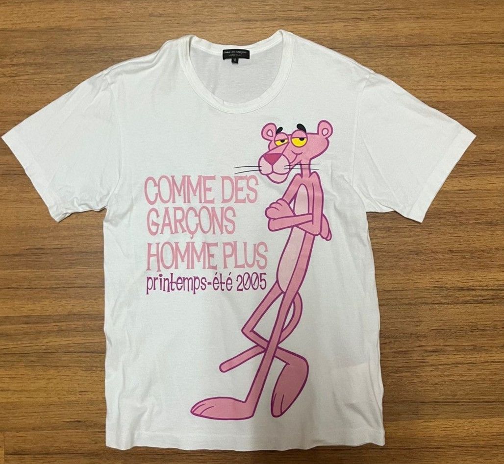 image of Comme Des Garcons Homme Plus x Junya Watanabe Ss 05 Cdg Homme Plus X Pink Panther in White (Size Me