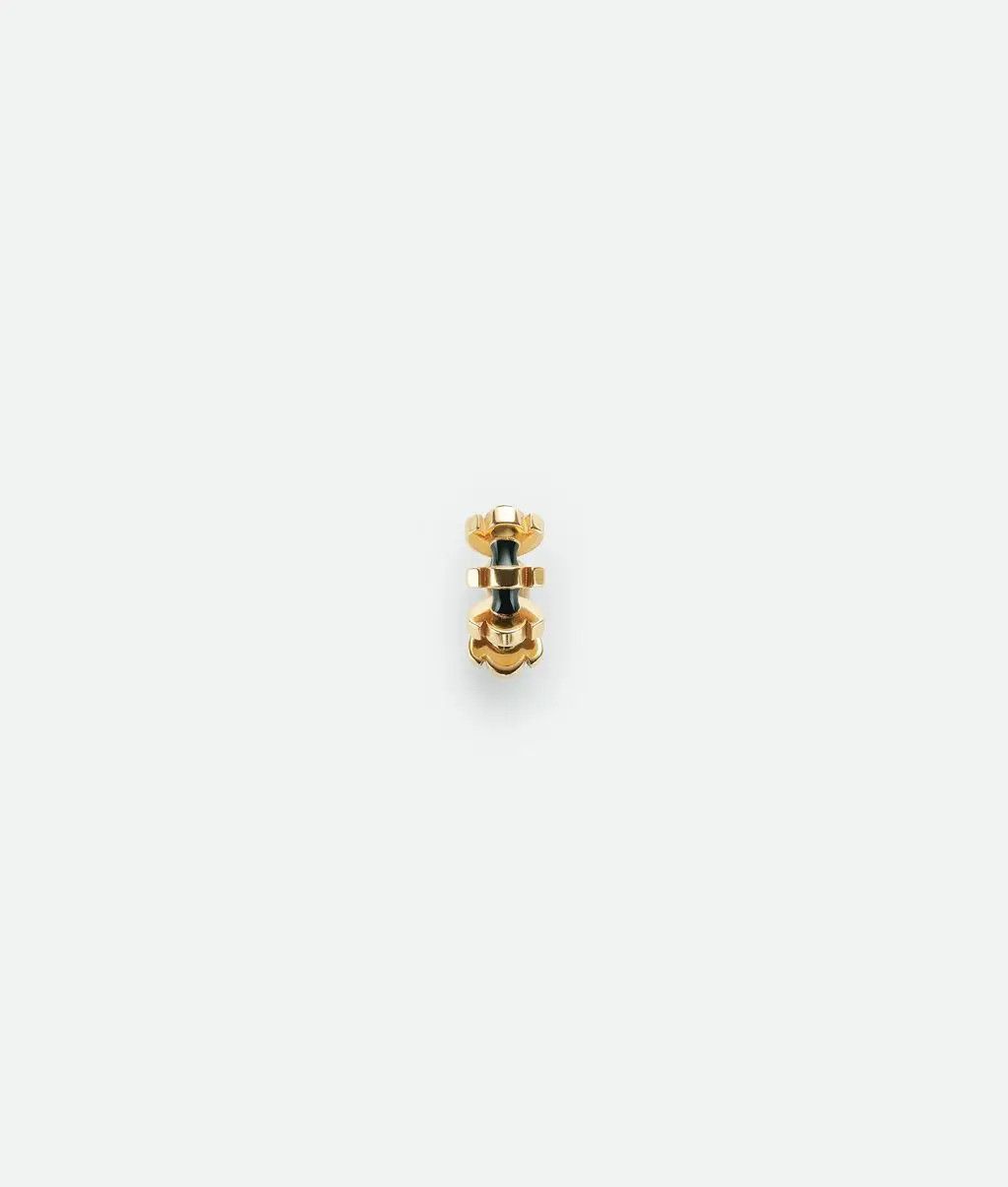 Bottega Veneta o1w1db10525 Size: OS / Puzzle Earcuff in Gold/Green Size ONE SIZE - 4 Thumbnail