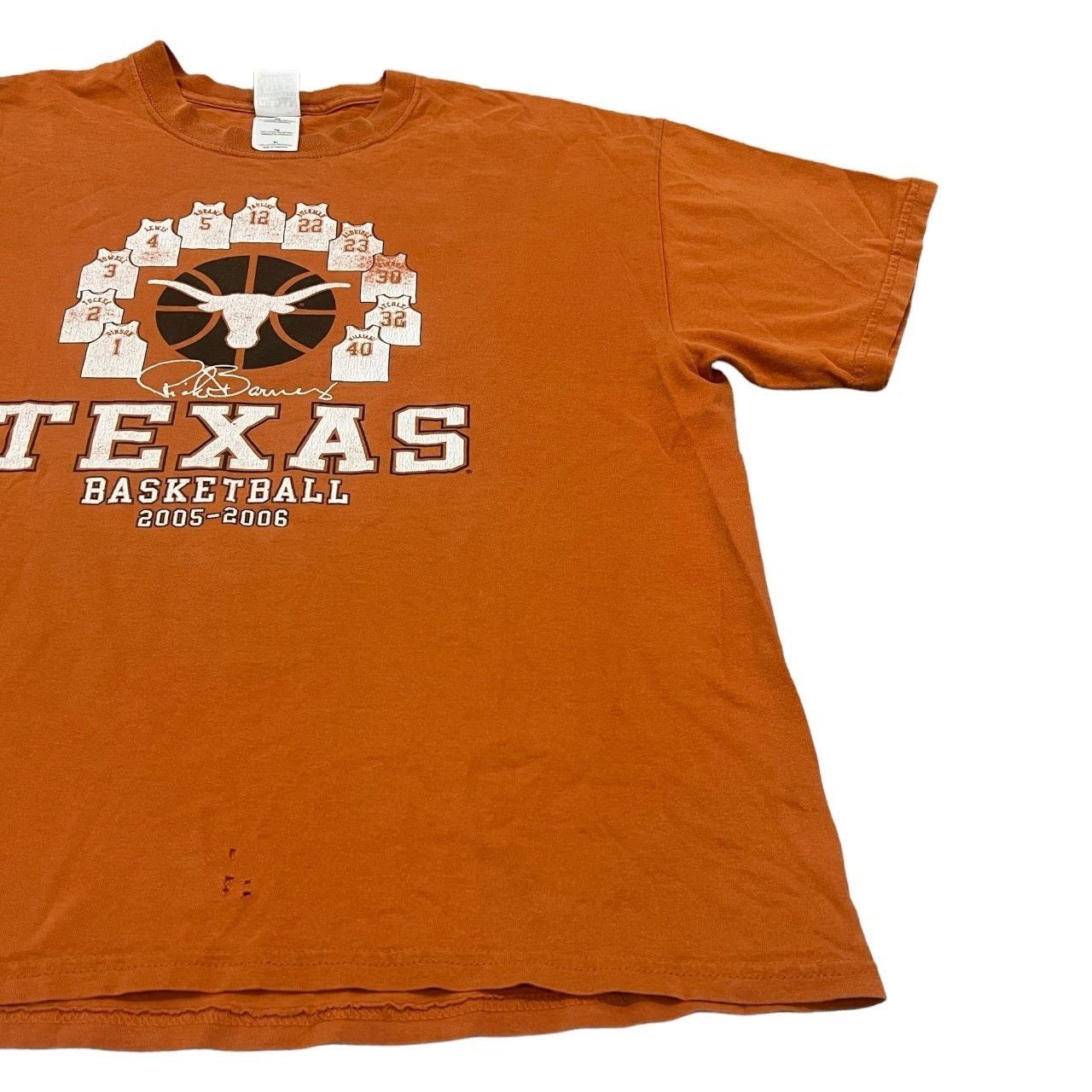 NCAA × Vintage Vintage 05-06 University of Texas Longhonrs Basketball T-shi Size US XL / EU 56 / 4 - 3 Thumbnail